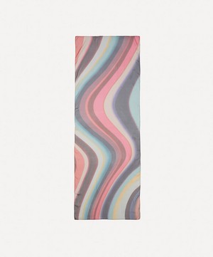 Paul Smith - Spray Swirl 70x180 Silk Scarf image number 1