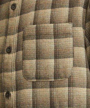 A.P.C. - Trek Check Wool-Blend Shirt image number 4