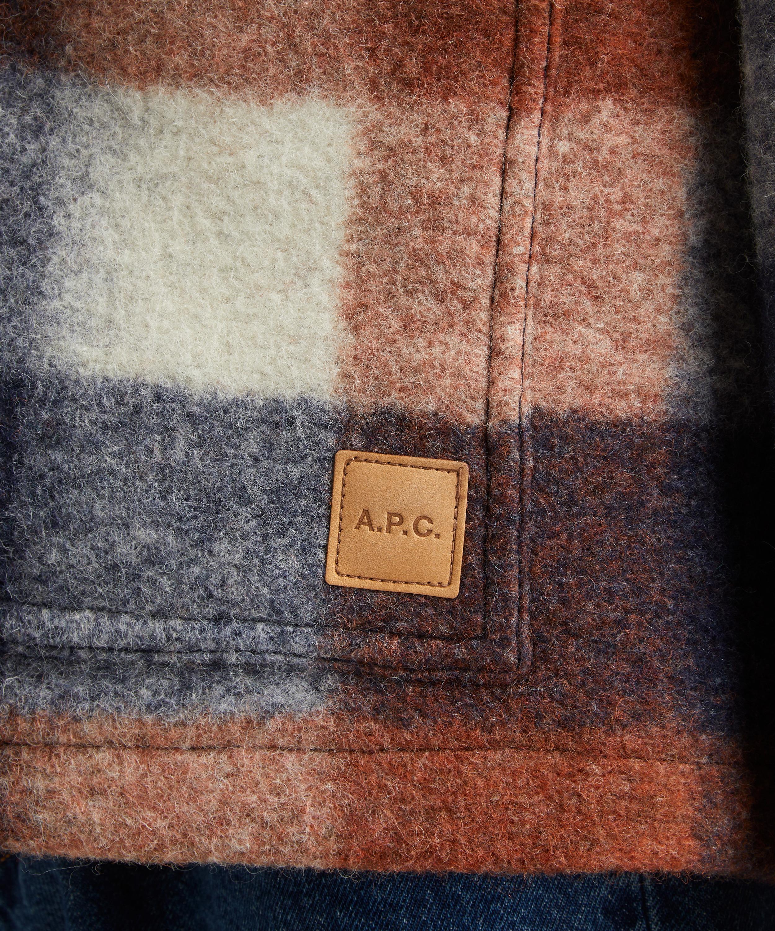 A.P.C. Emile wool-blend jacket - Brown