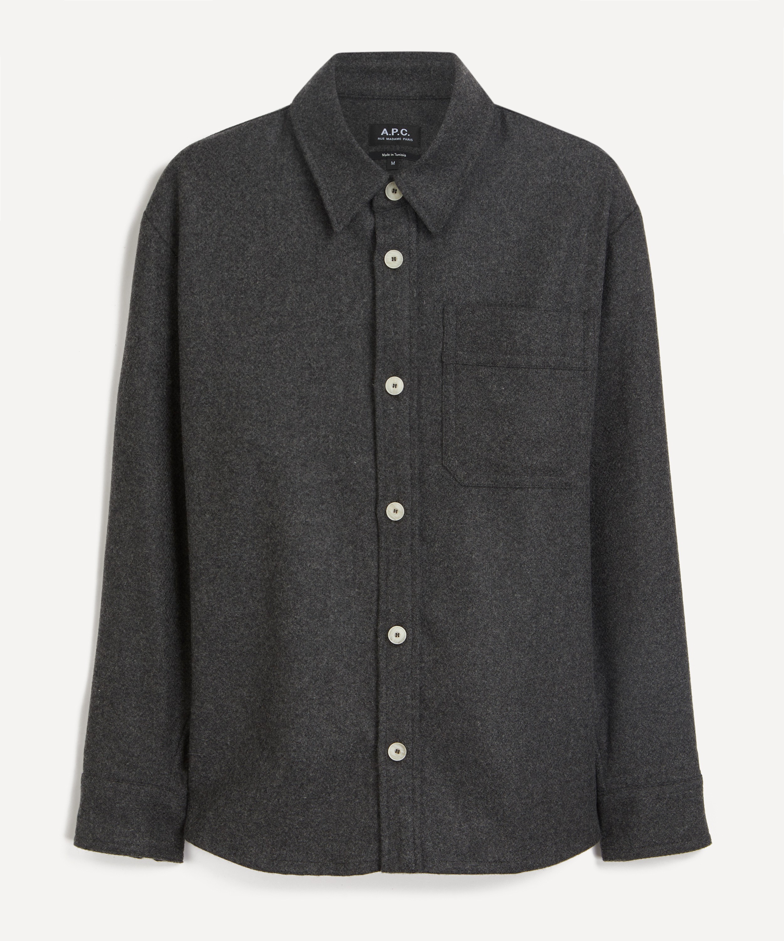 A.P.C. - Basile Wool-Blend Overshirt image number 0