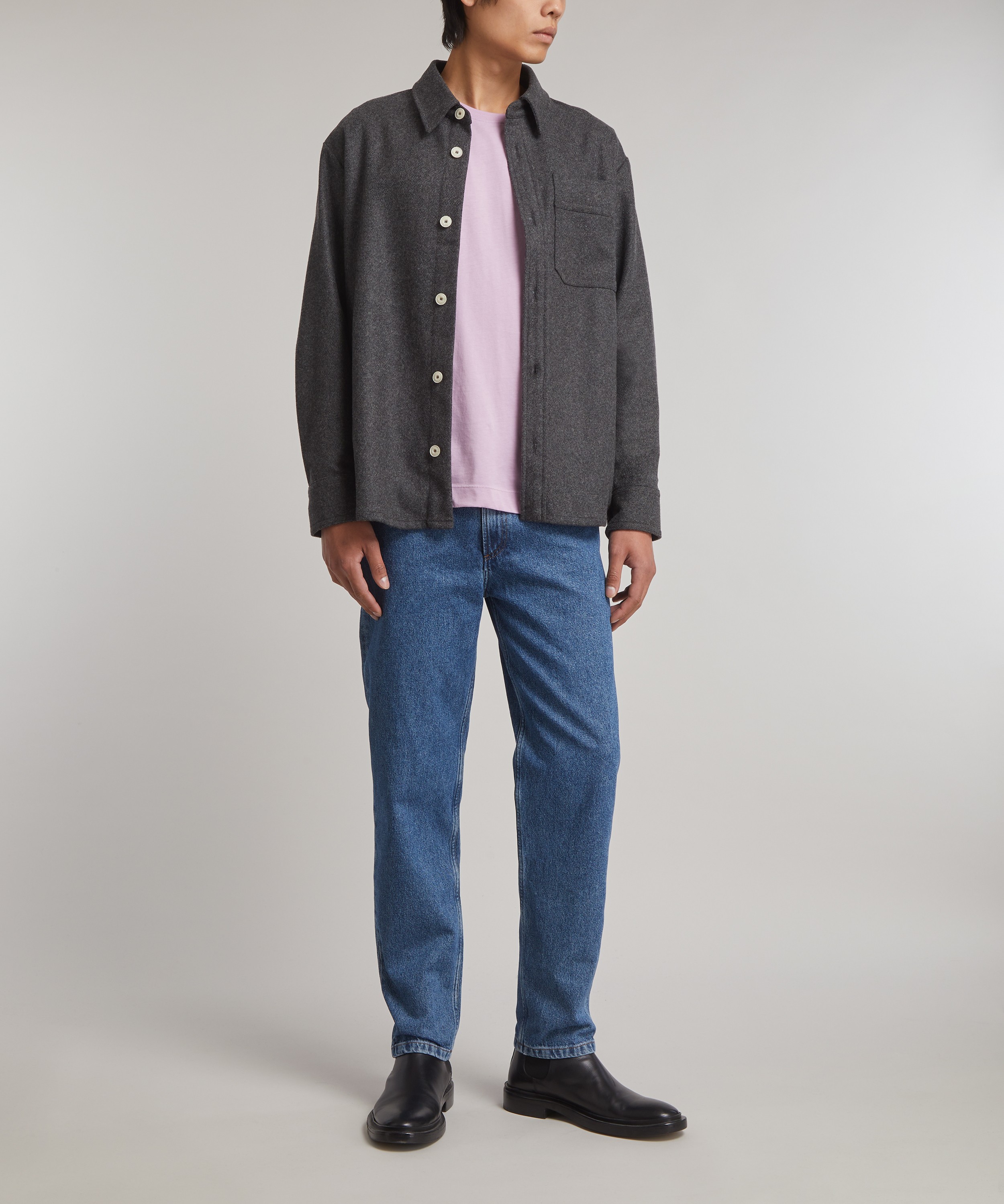 A.P.C. - Basile Wool-Blend Overshirt image number 1