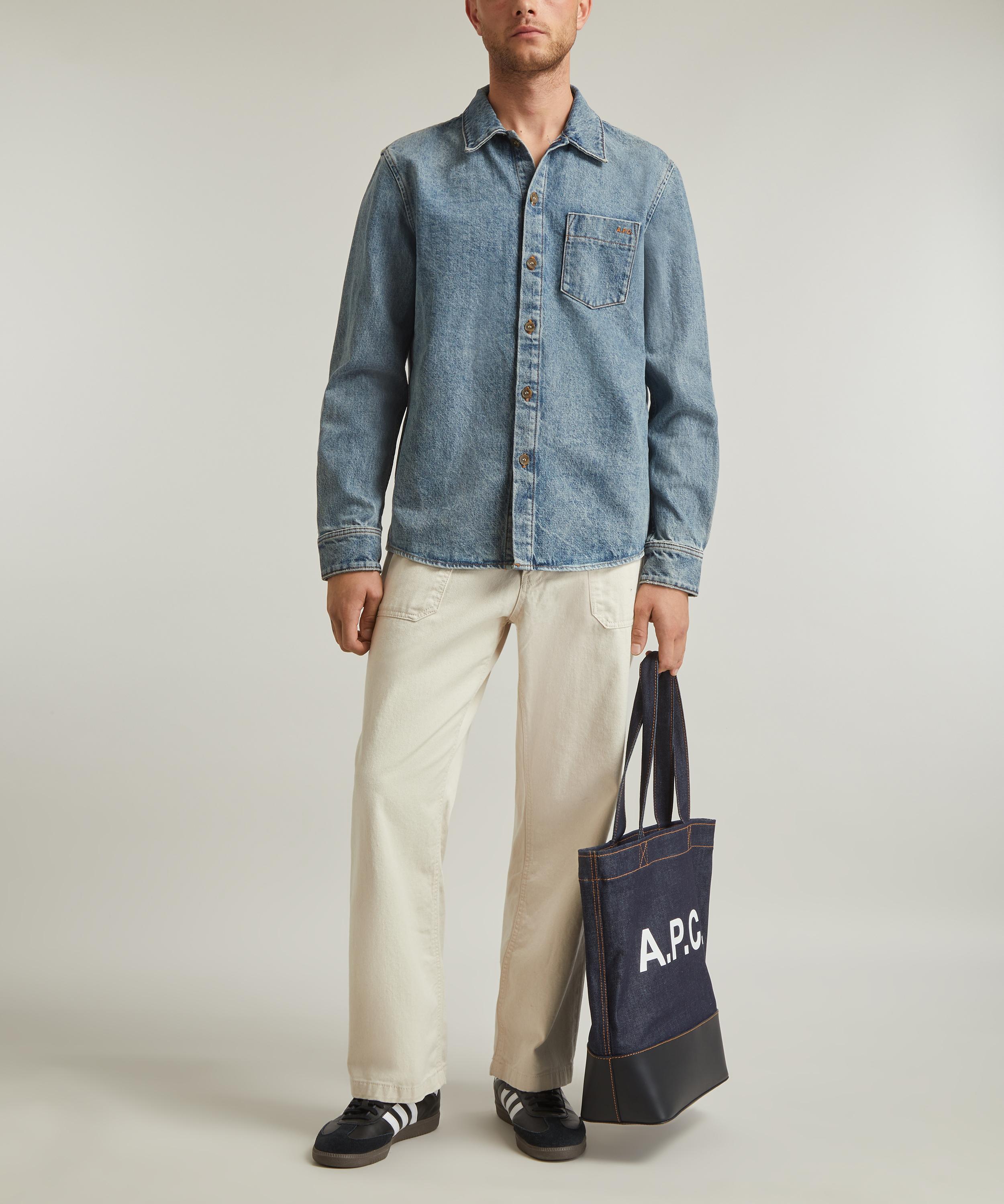 A.P.C. - Vittorio Brodée Poitrine Overshirt image number 1