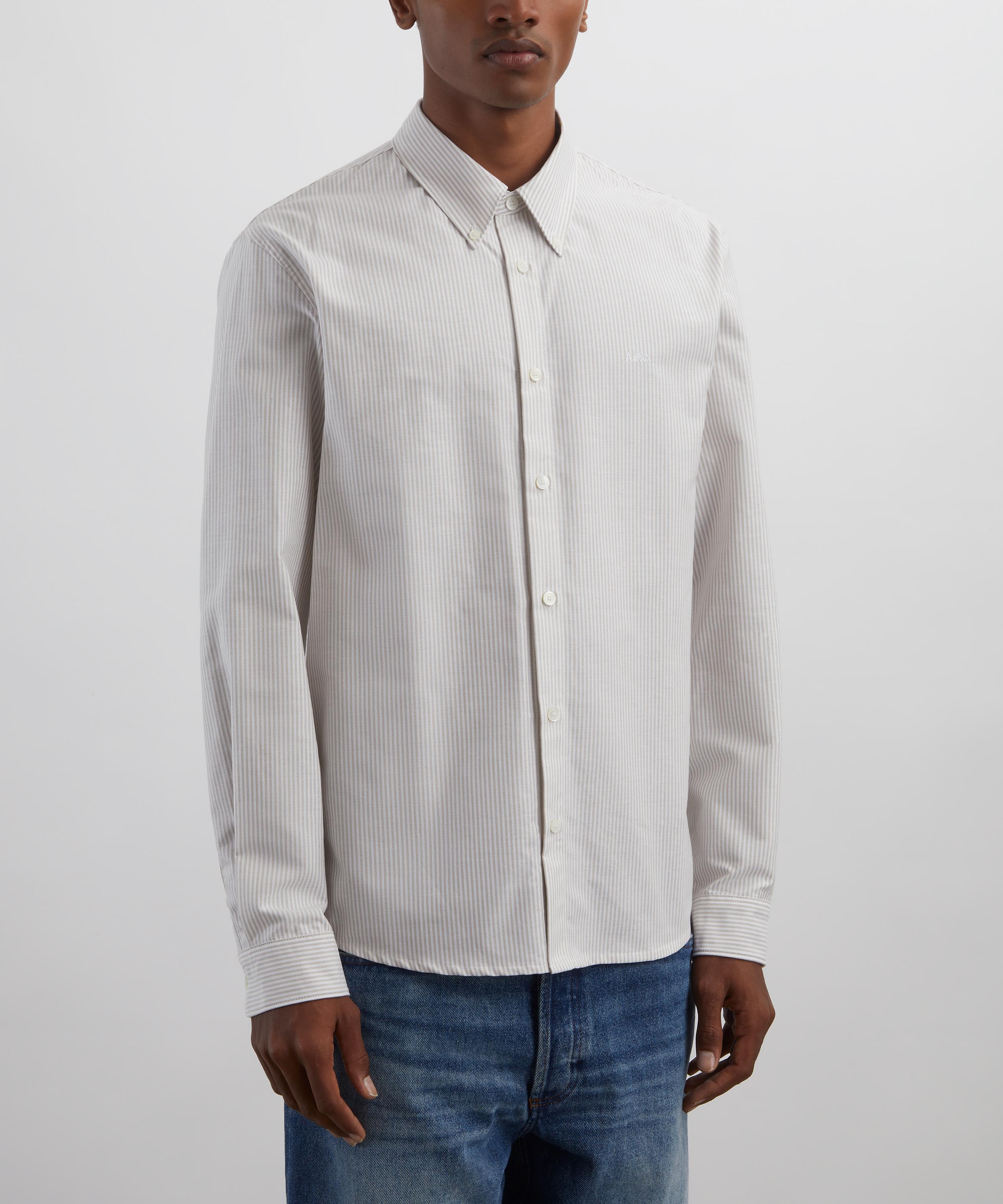 A.P.C. - Greg Striped Cotton Shirt image number 2