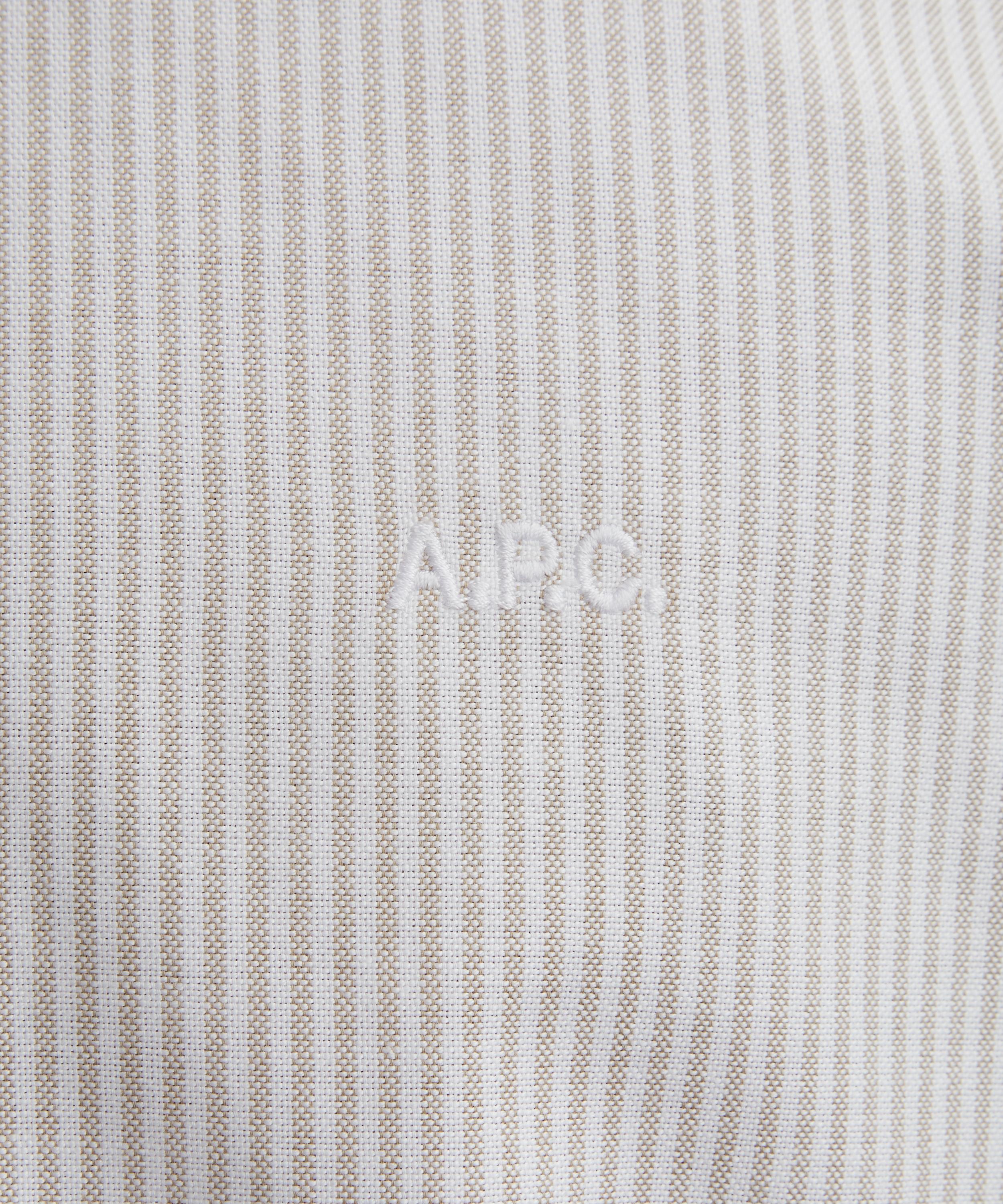 A.P.C. - Greg Striped Cotton Shirt image number 4