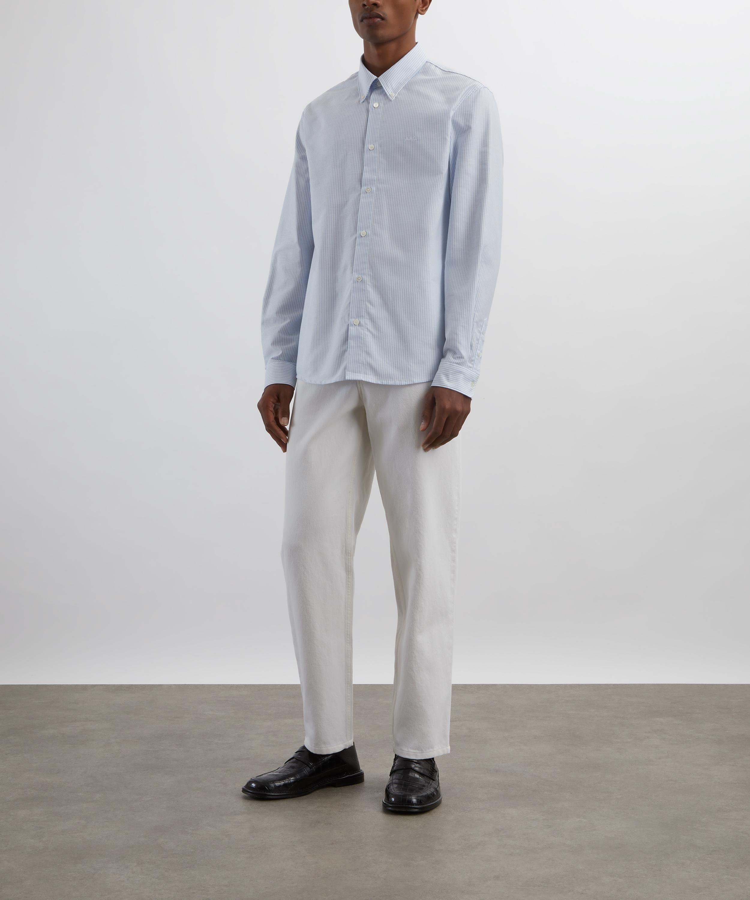 A.P.C. - Greg Striped Cotton Shirt image number 1