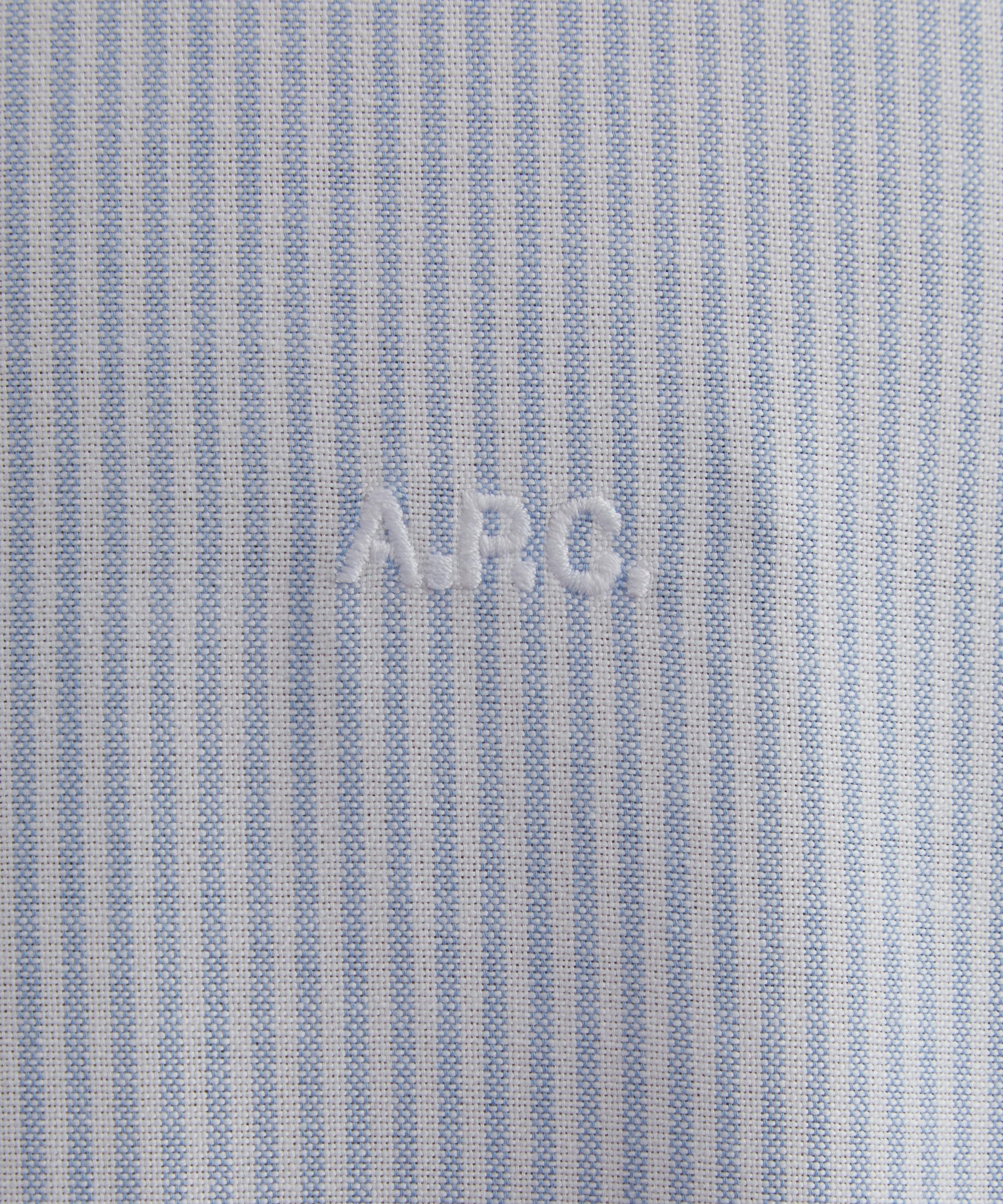 A.P.C. - Greg Striped Cotton Shirt image number 4