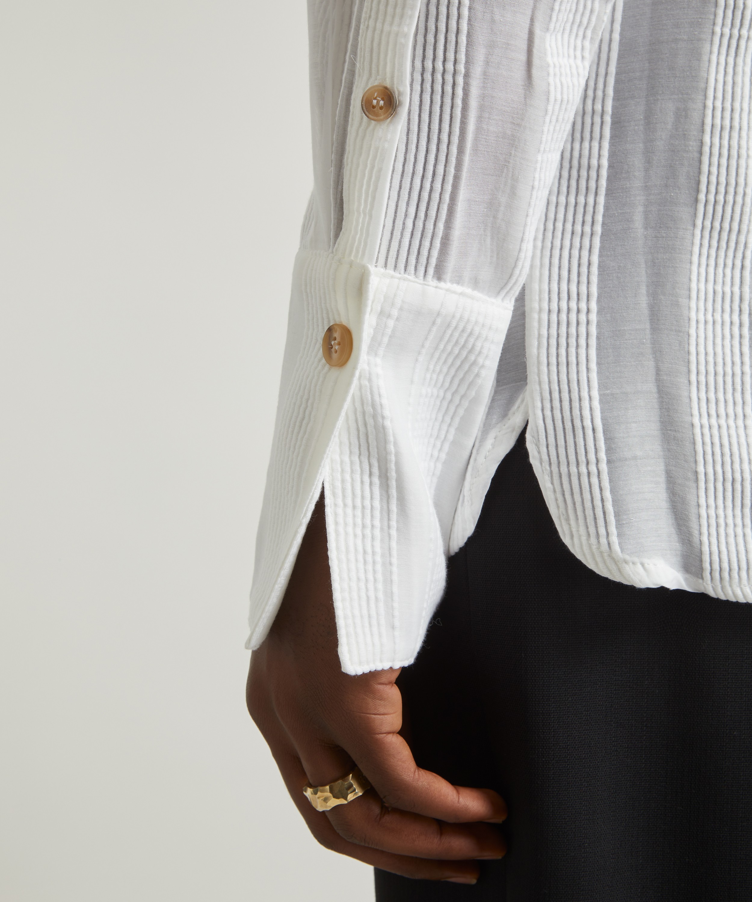 Pointed Collar Longline Shirt – King & Tuckfield