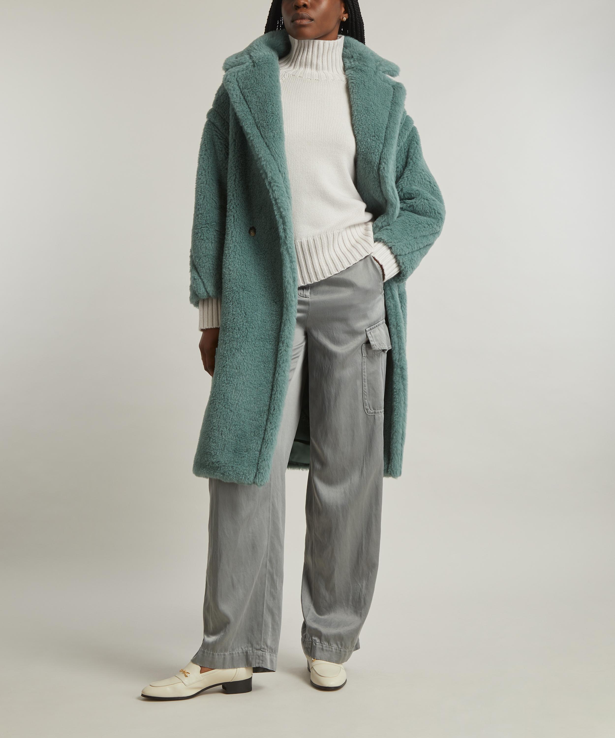 Mint green teddy on sale coat