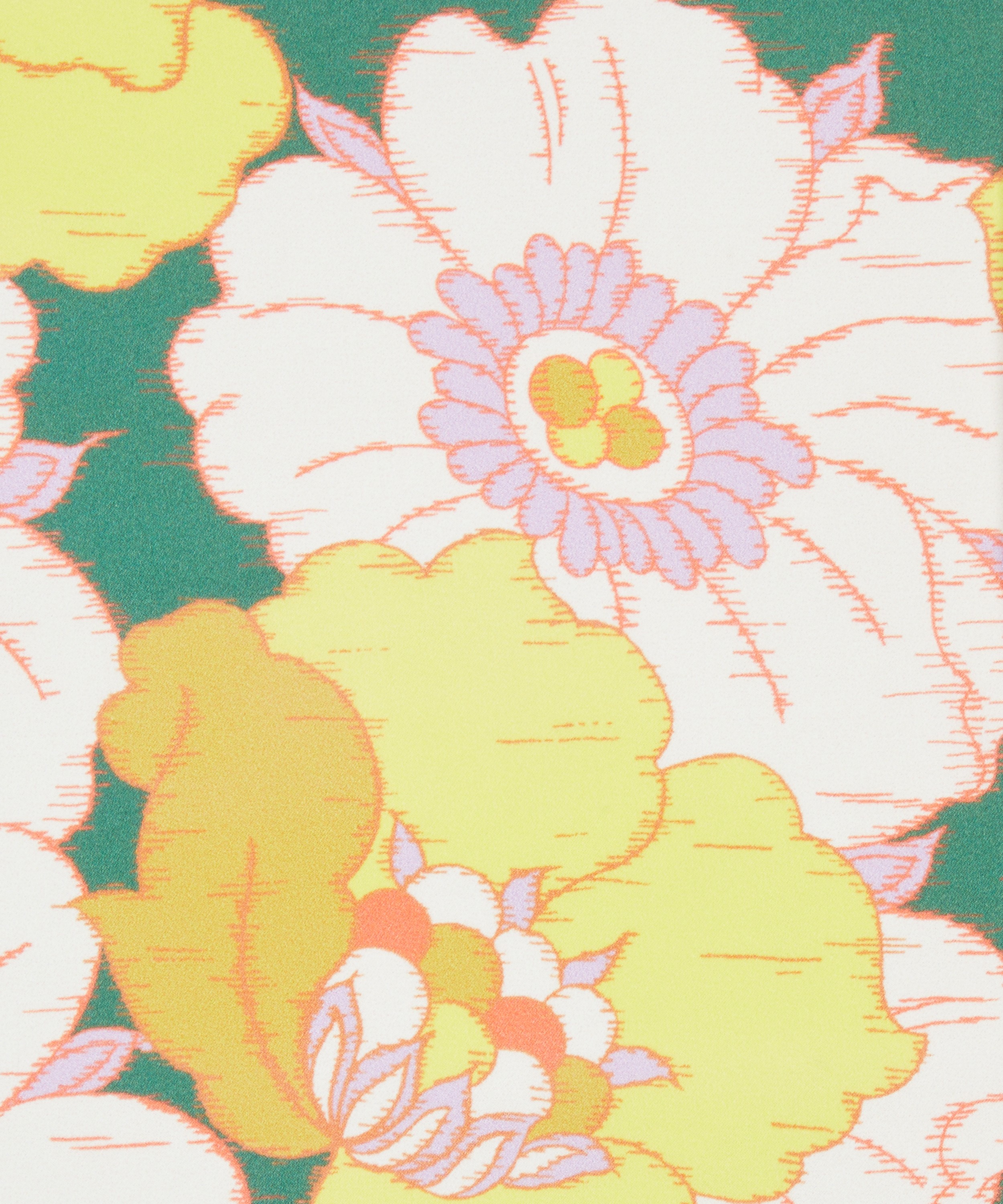 Liberty Fabrics - Ikat Anemone Silk Satin