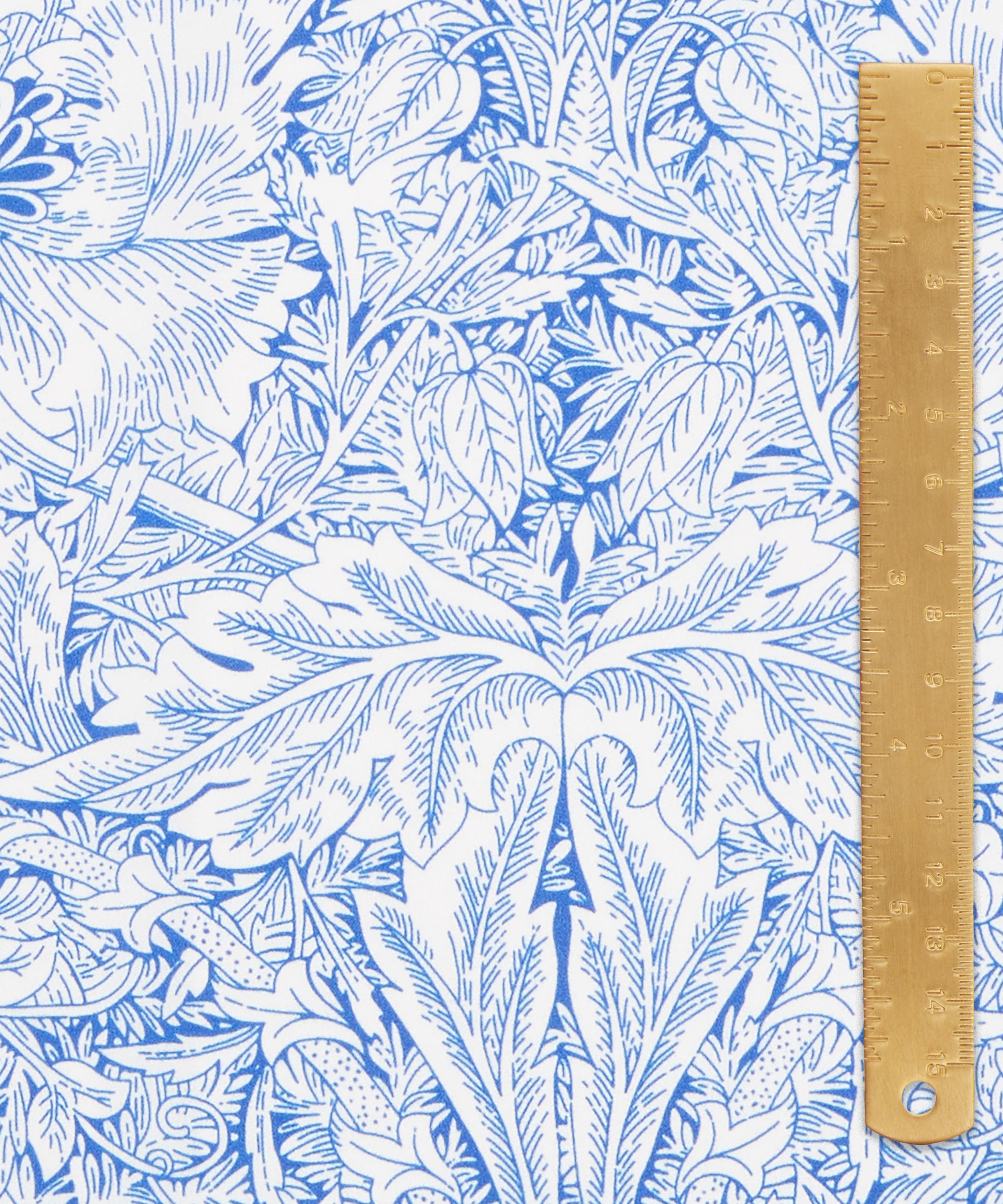 Liberty Fabrics - Indigo Morris Silk Satin image number 4