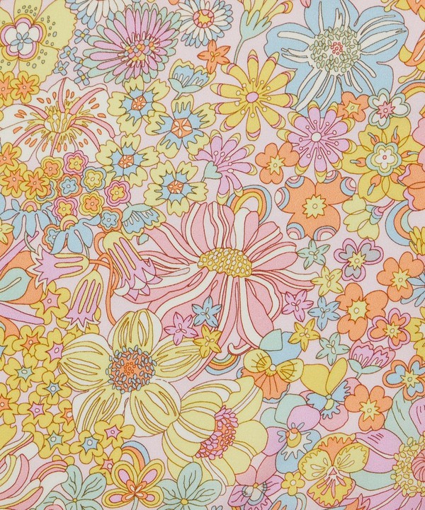Liberty Fabrics - Rainbow Garden Silk Satin image number null