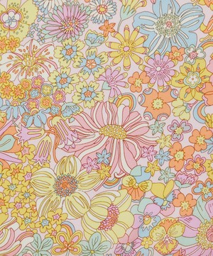 Liberty Fabrics - Rainbow Garden Silk Satin image number 0