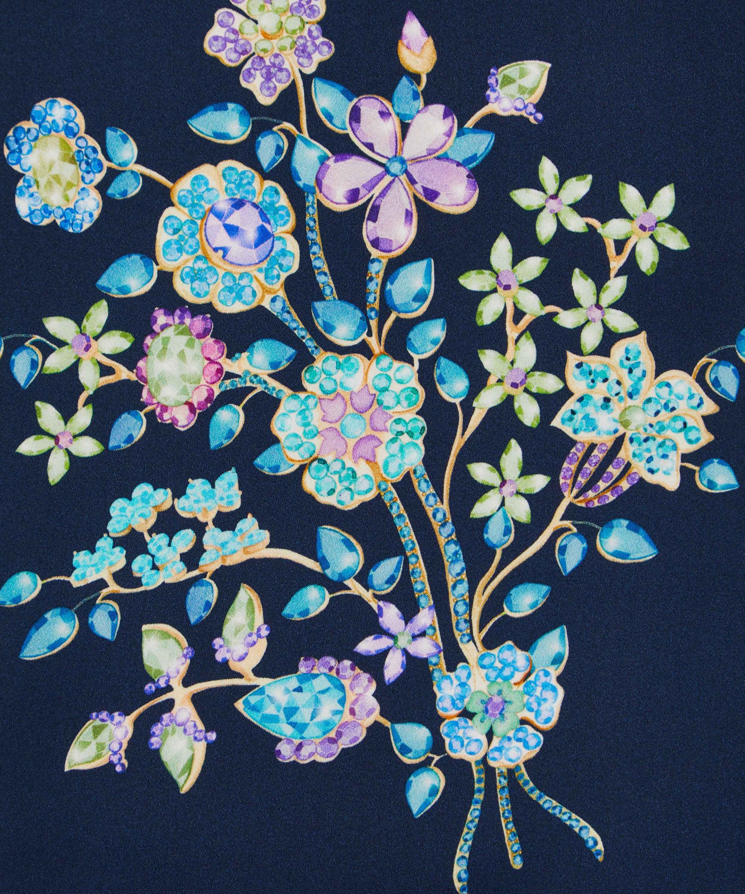 Liberty Fabrics - Fiona’s Bouquet Silk Satin