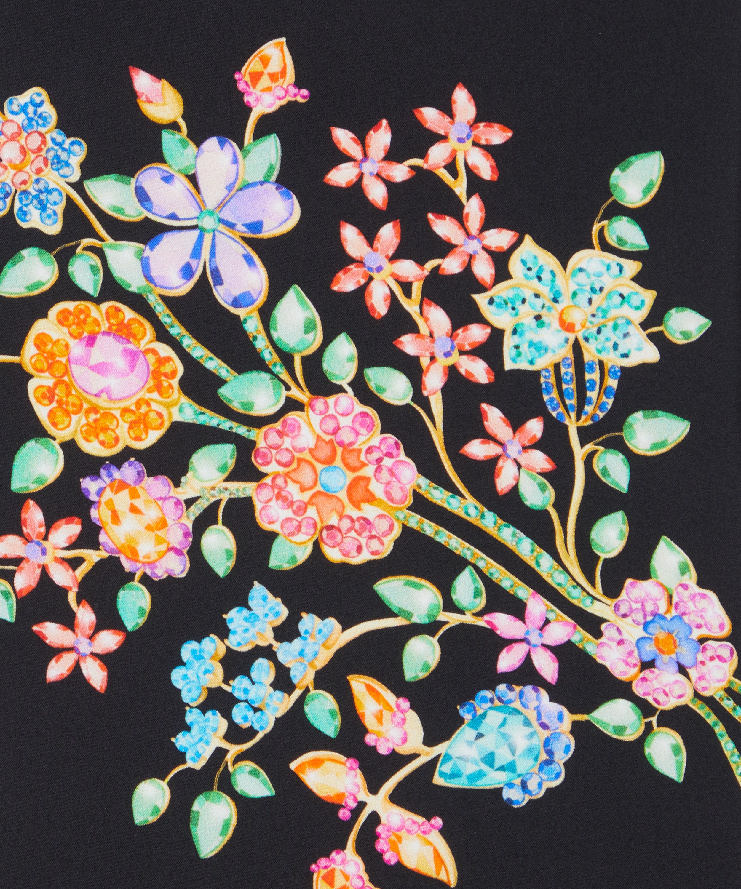 Liberty Fabrics - Fiona’s Bouquet Silk Satin image number 0