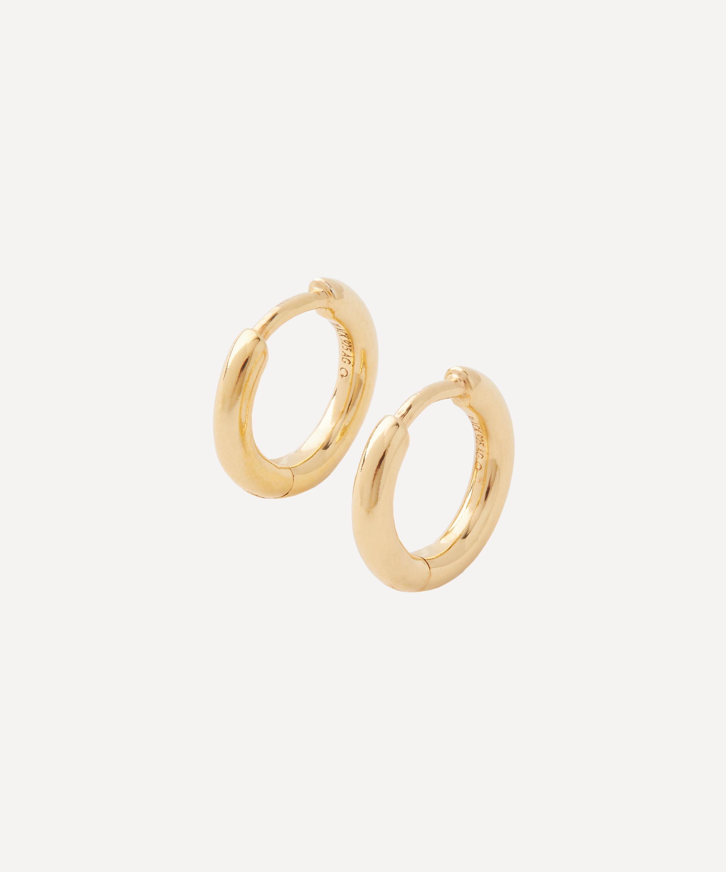 Maria Black 22ct Gold-Plated Marco Huggie Hoop Earring | Liberty