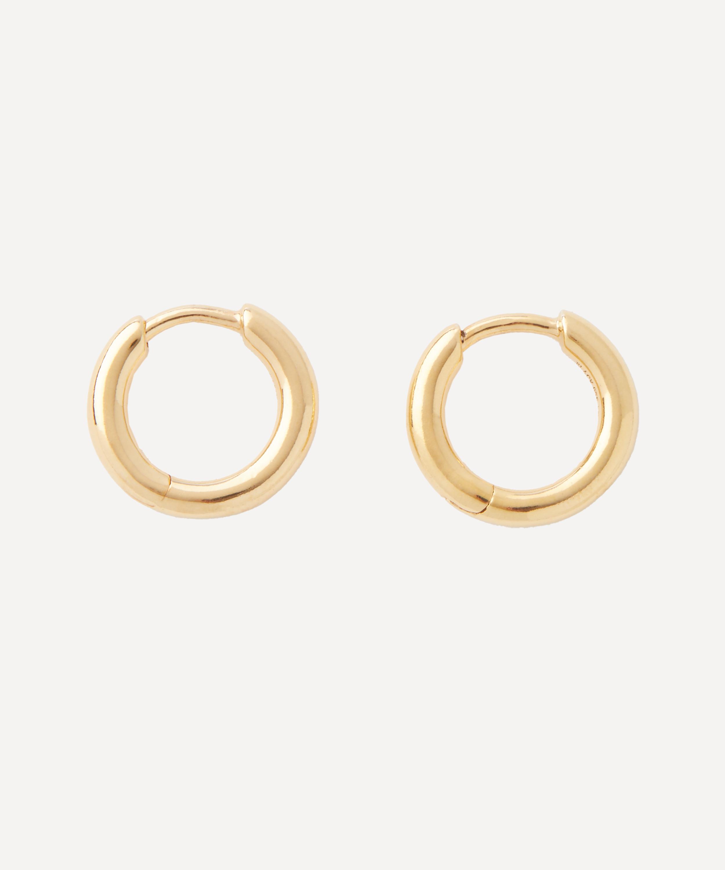 Maria Black - 22ct Gold-Plated Marco Huggie Hoop Earring image number 1