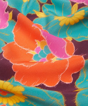 Liberty Fabrics - Ikat Anemone Crepe de Chine image number 3