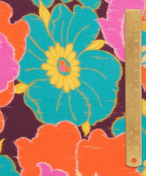 Liberty Fabrics - Ikat Anemone Crepe de Chine image number 4