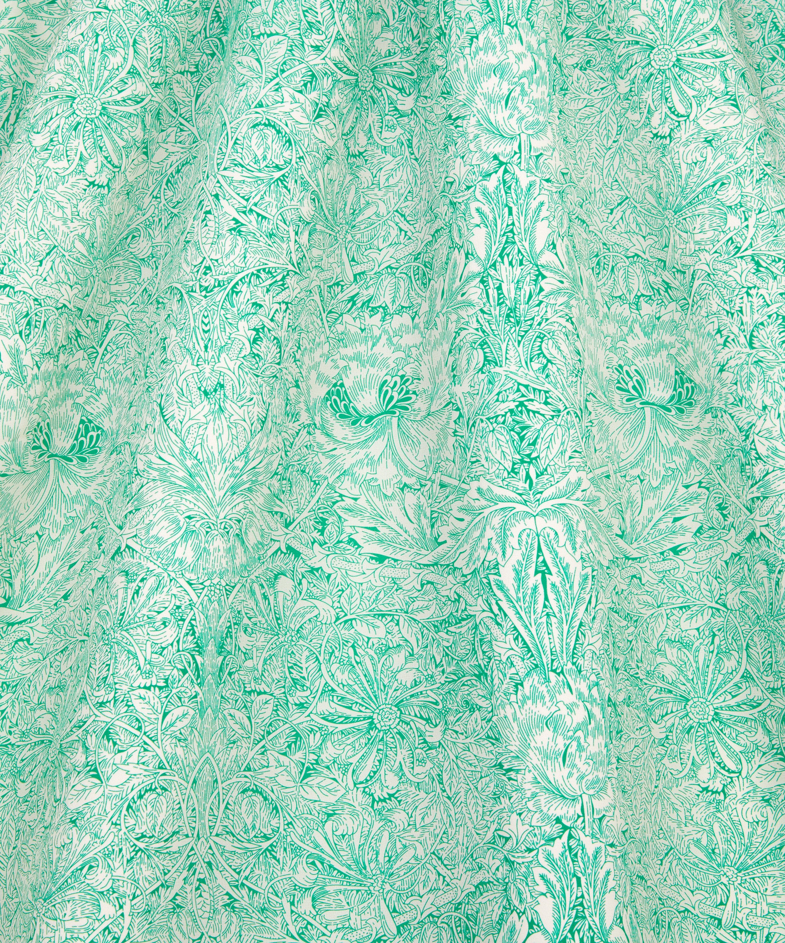 Liberty Fabrics - Indigo Morris Crepe de Chine image number 2