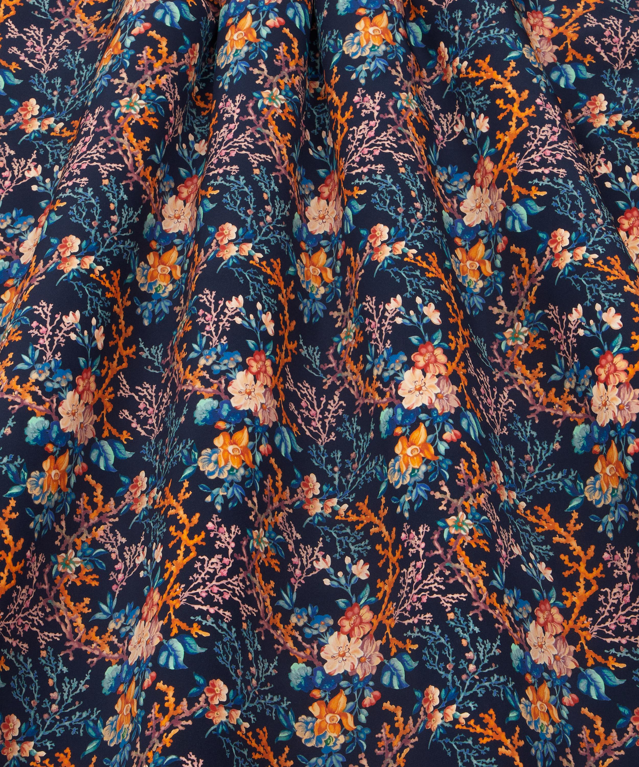 Liberty Fabrics - Coral Meadow Crepe de Chine image number 2