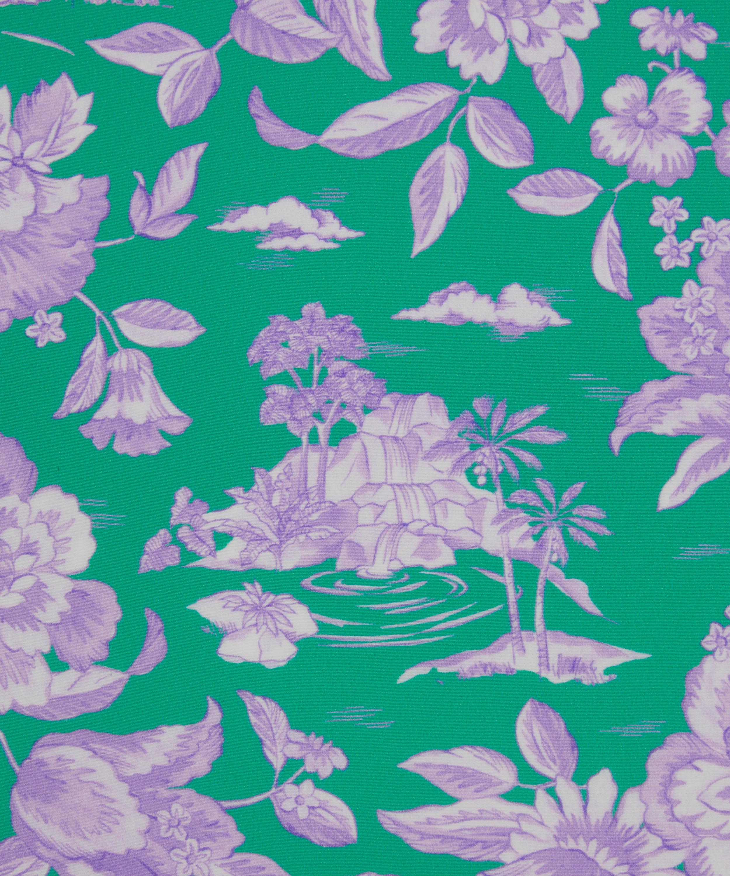 Liberty Fabrics - Delft Lagoon Crepe de Chine image number 0