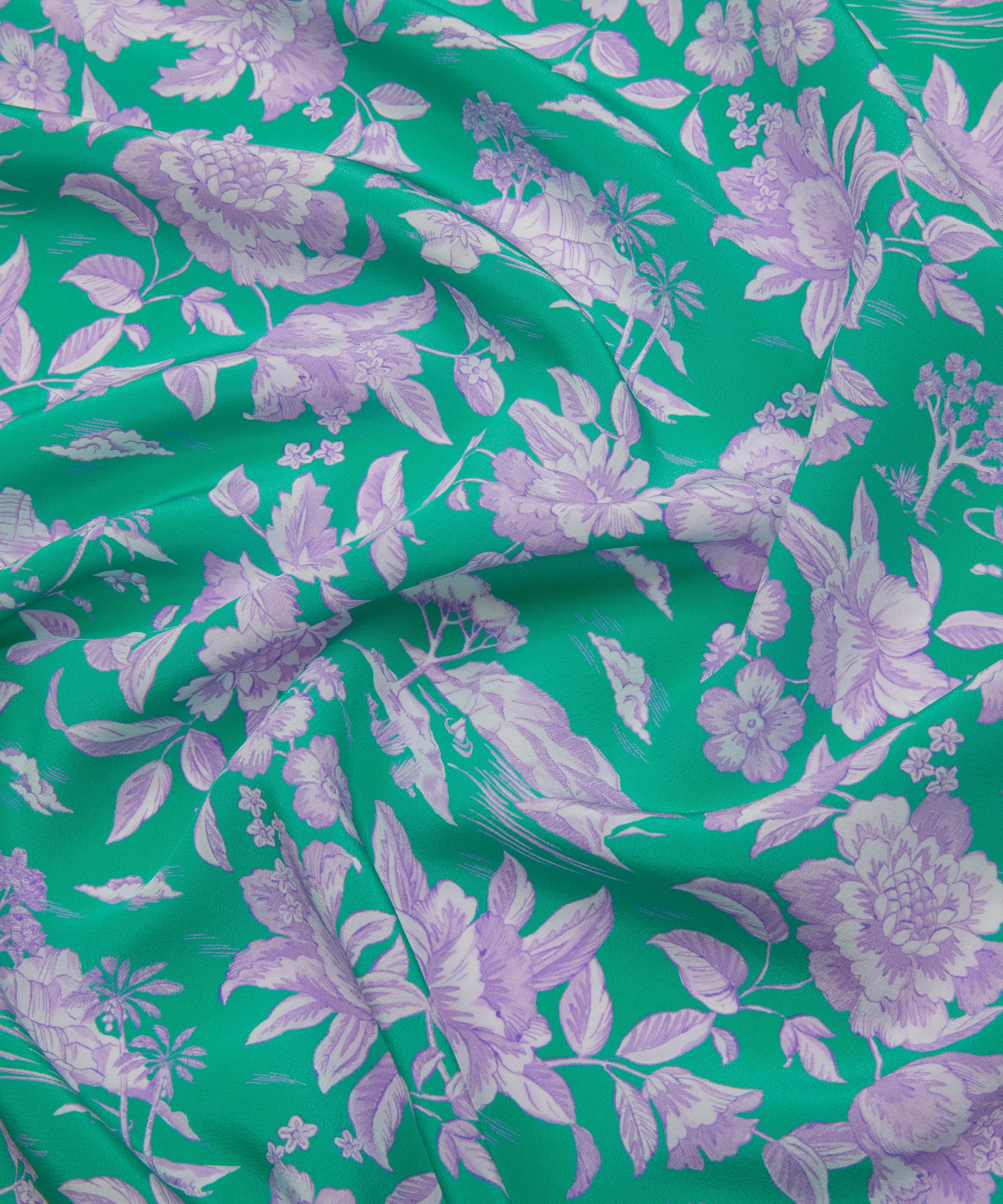 Liberty Fabrics - Delft Lagoon Crepe de Chine image number 3
