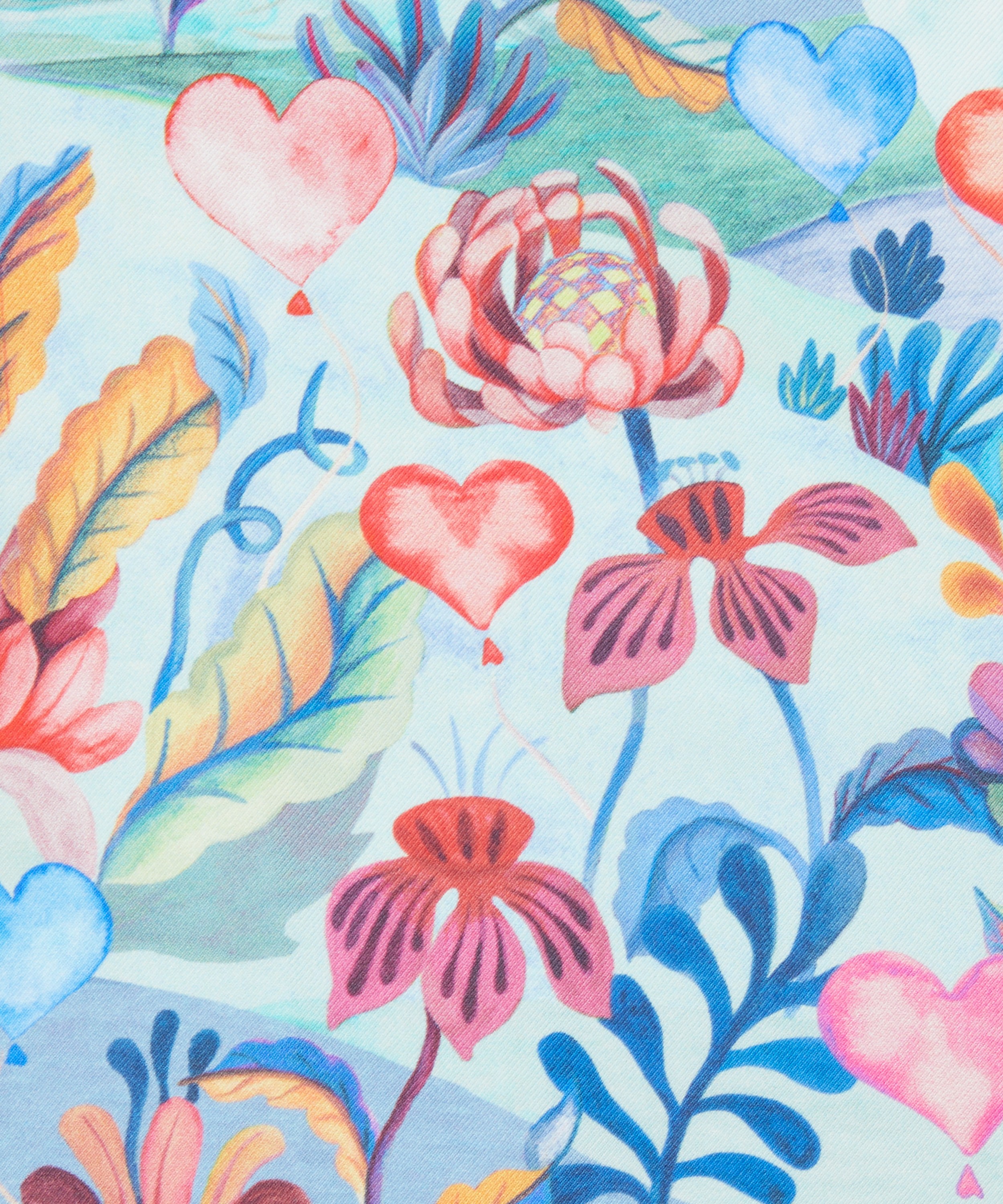 Liberty Fabrics - Una Landscape Silk Twill