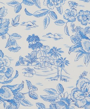 Liberty Fabrics - Delft Lagoon Silk Twill image number 0