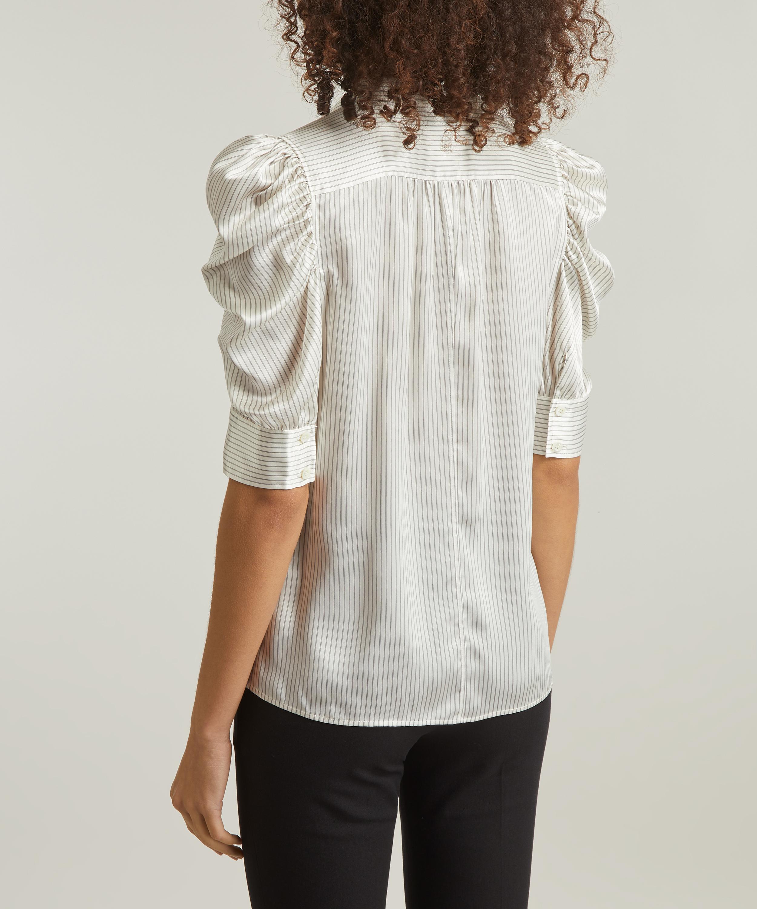 Frame - Puff Sleeve Silk Shirt image number 3