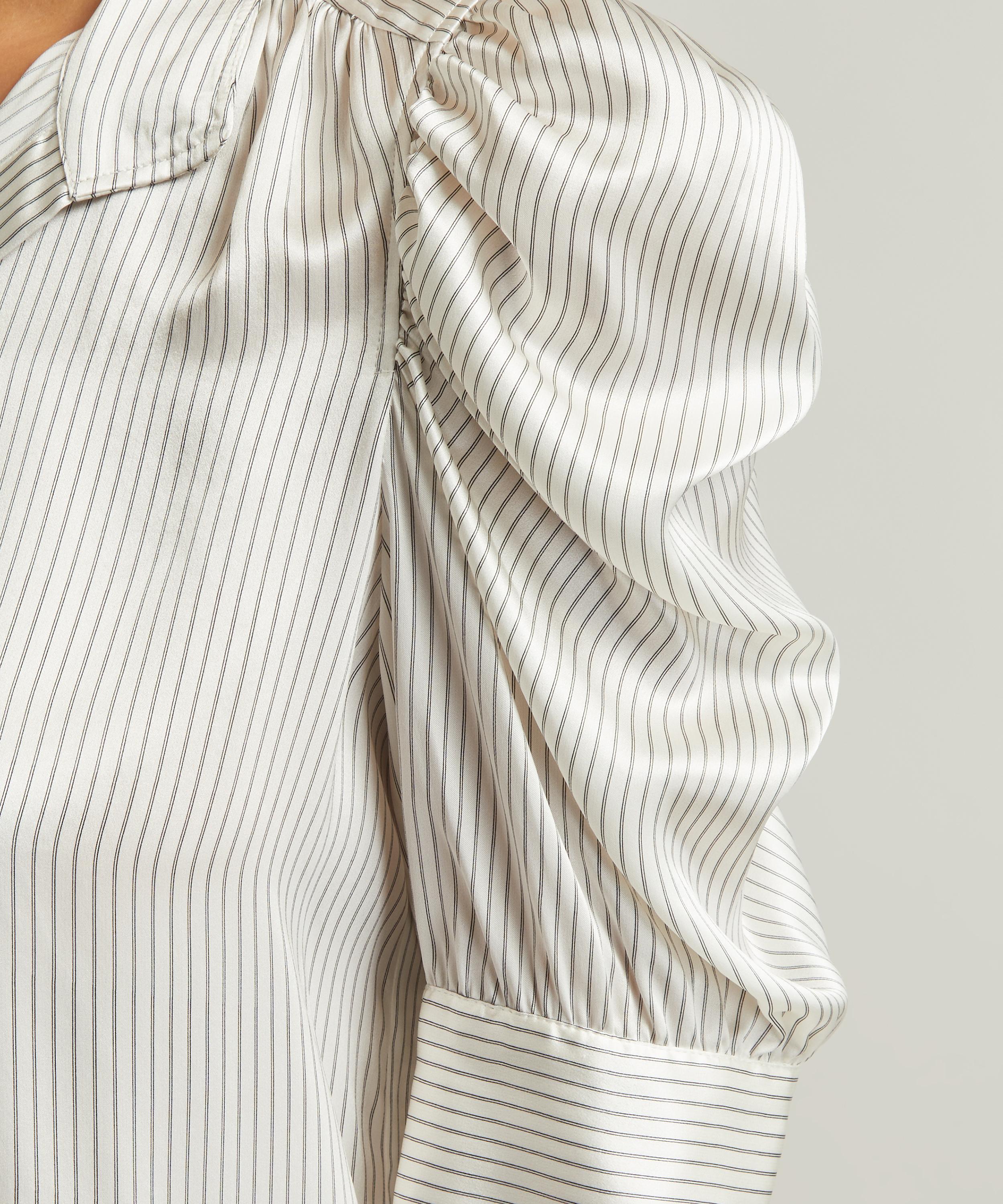 Frame - Puff Sleeve Silk Shirt image number 4