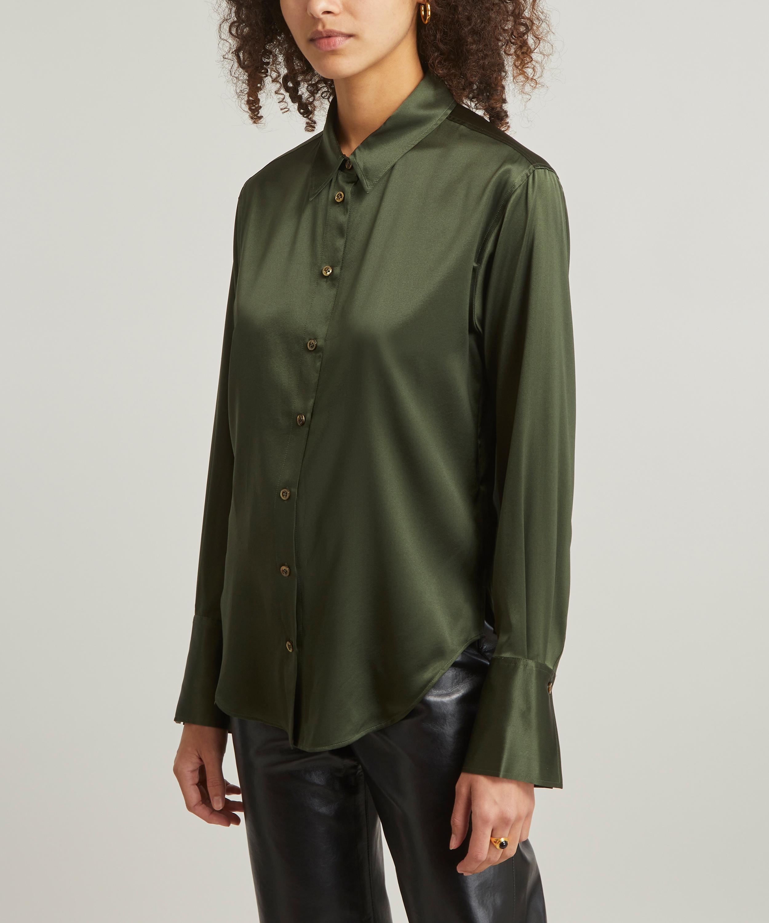 Frame Standard Silk Surplus Shirt Liberty