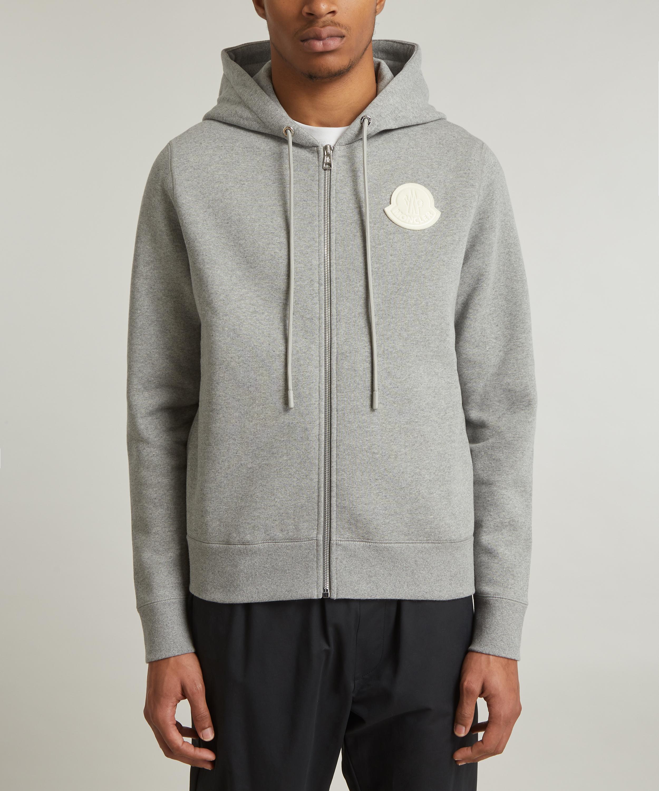 Moncler grey hoodie sale