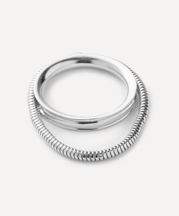 Maggoosh - Sterling Silver Halo Small Ring image number null
