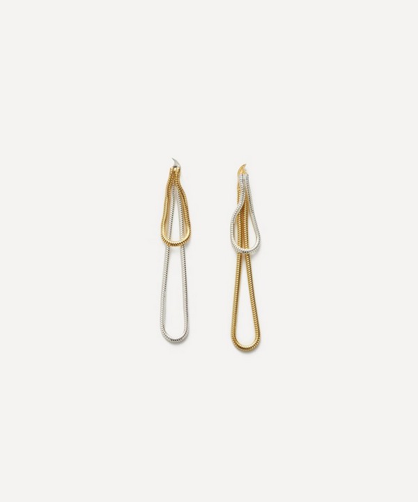 Maggoosh - Mixed Metal Melodia Drop Earrings image number null