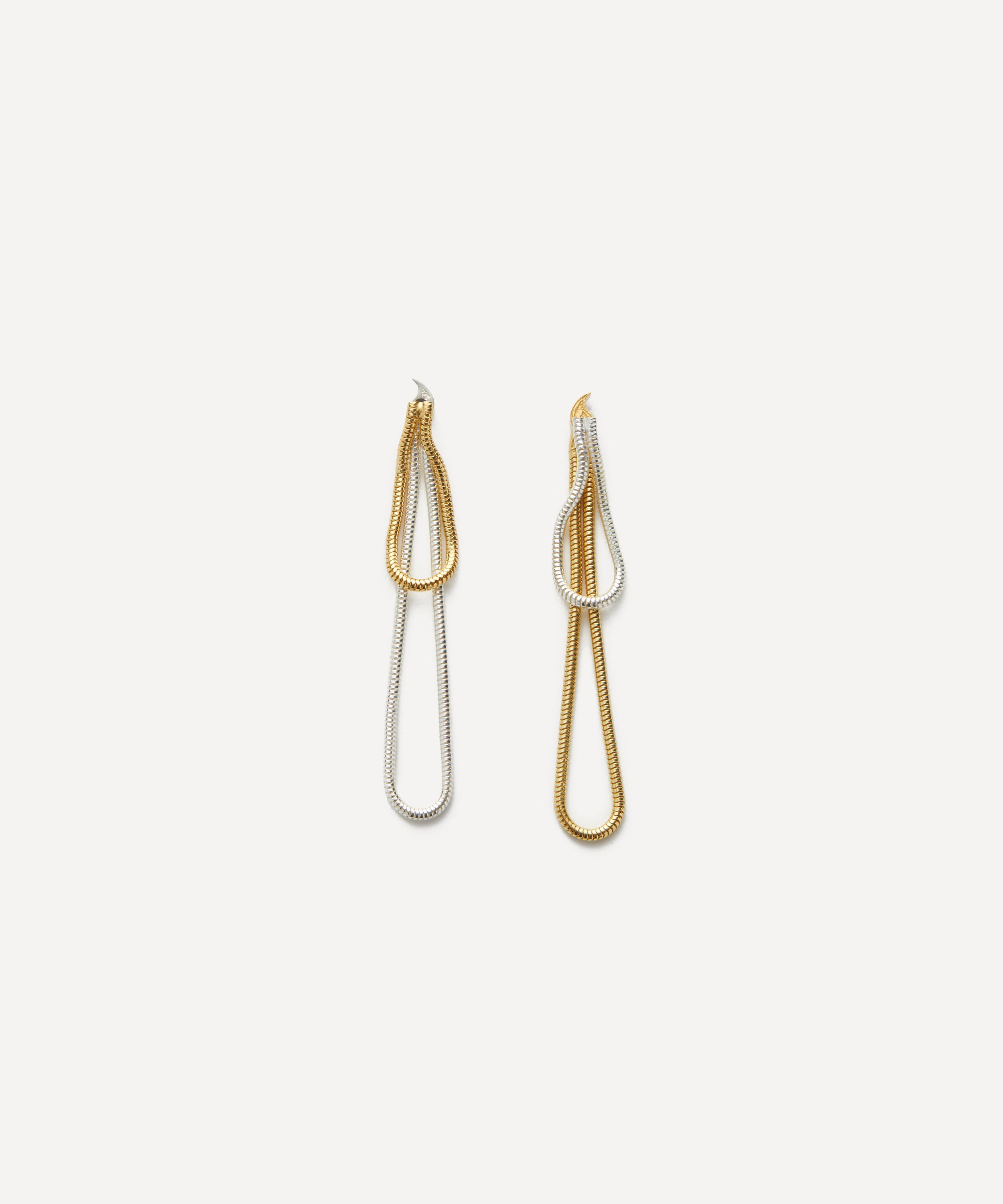 Maggoosh - Mixed Metal Melodia Drop Earrings image number 0