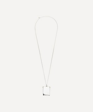 Ferian - Sterling Silver Large Secret Drawer Locket Necklace image number 1