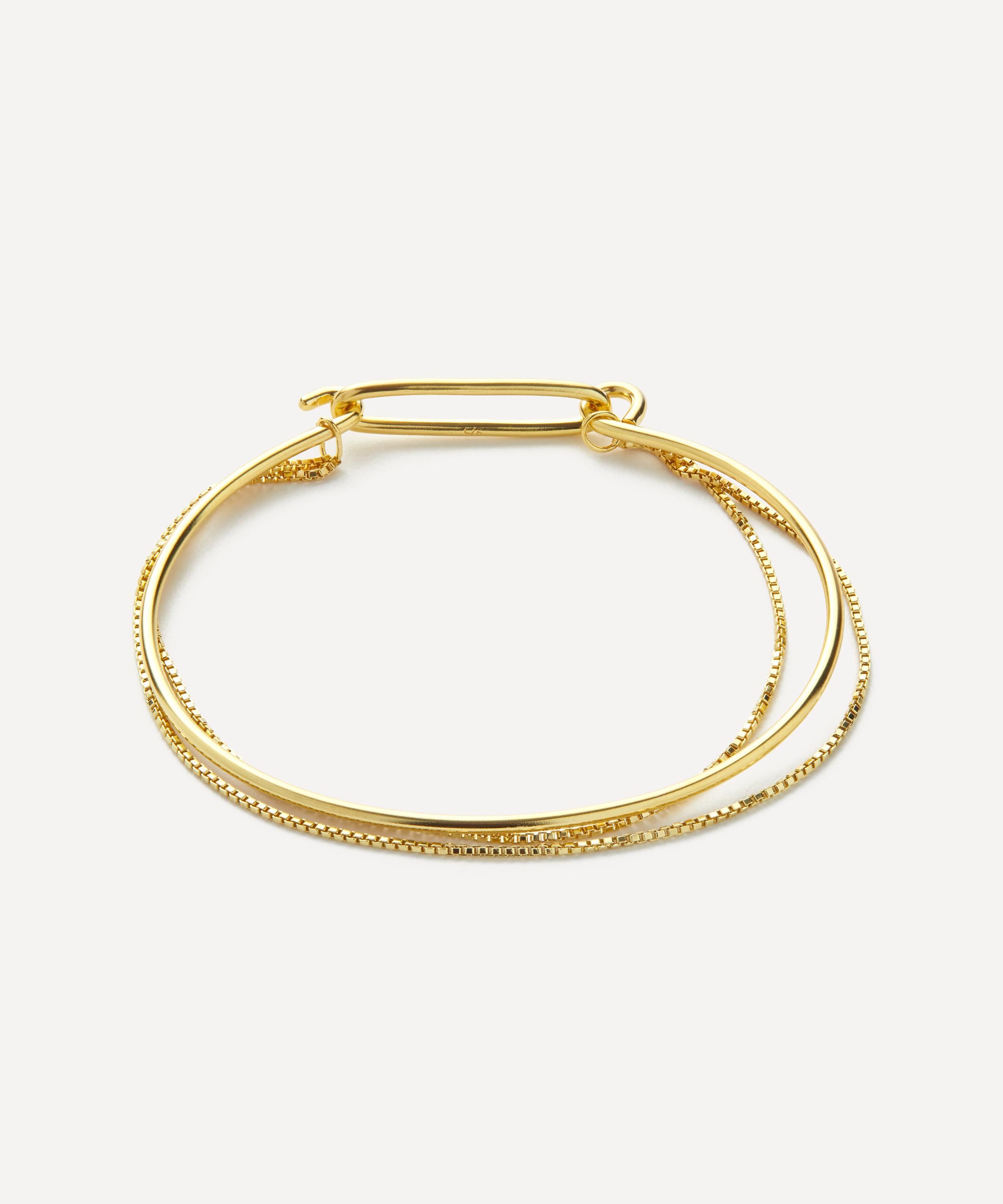 Maggoosh - Gold-Plated Wrist Band Bracelet image number 0