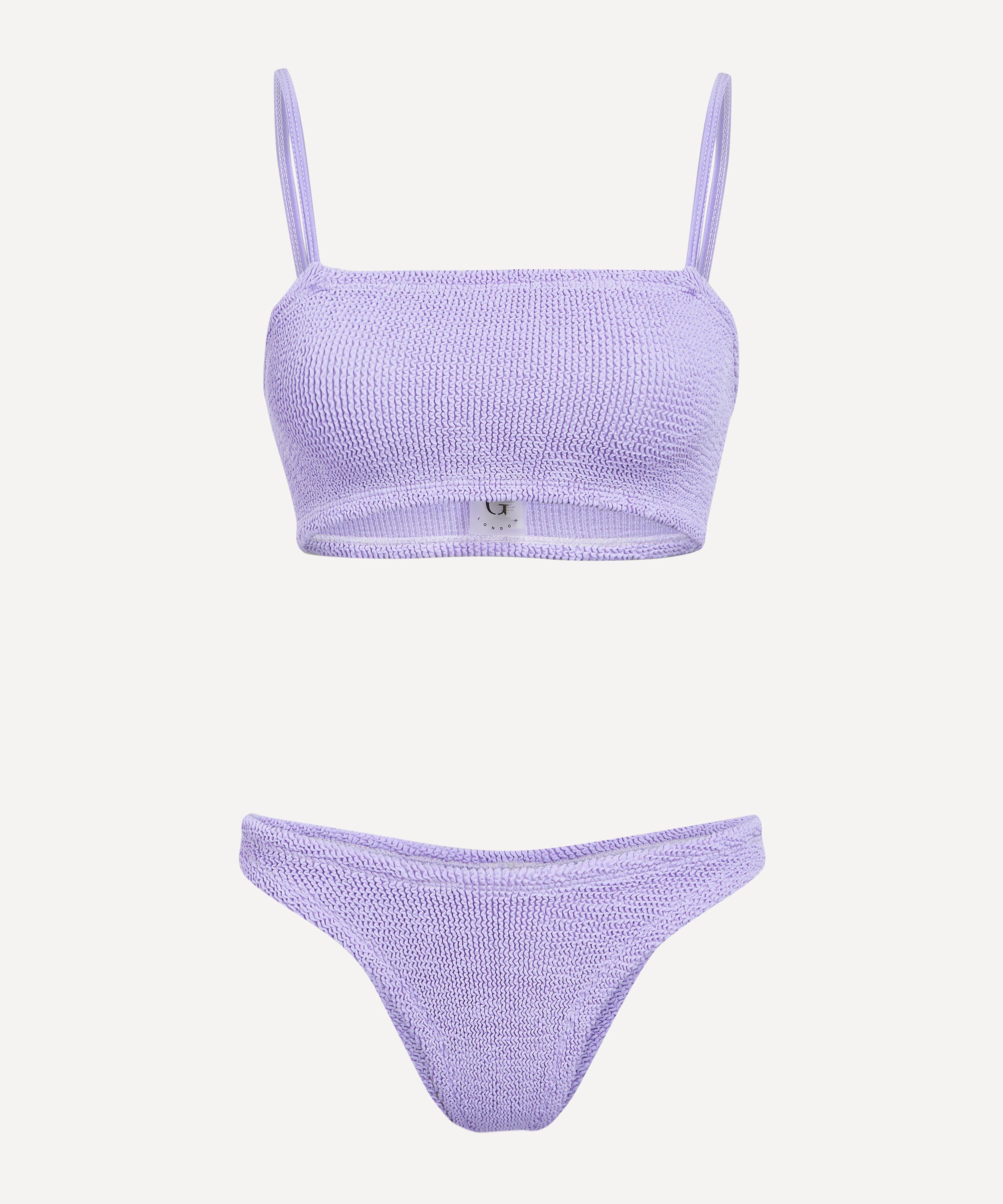 Hunza G - Gigi Lilac Crinkle Bikini image number 0