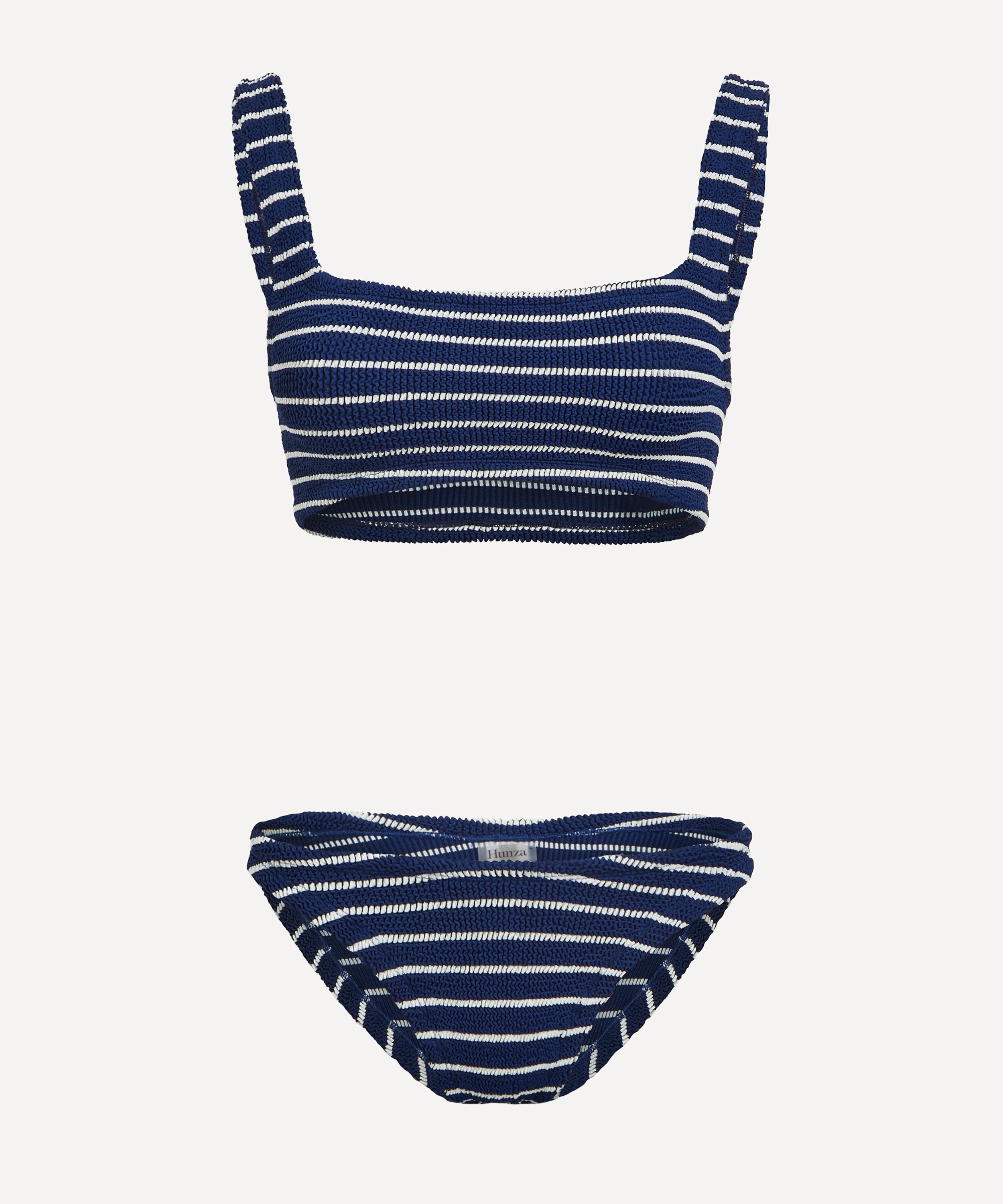 Hunza G - Xandra Stripes Bikini image number 0
