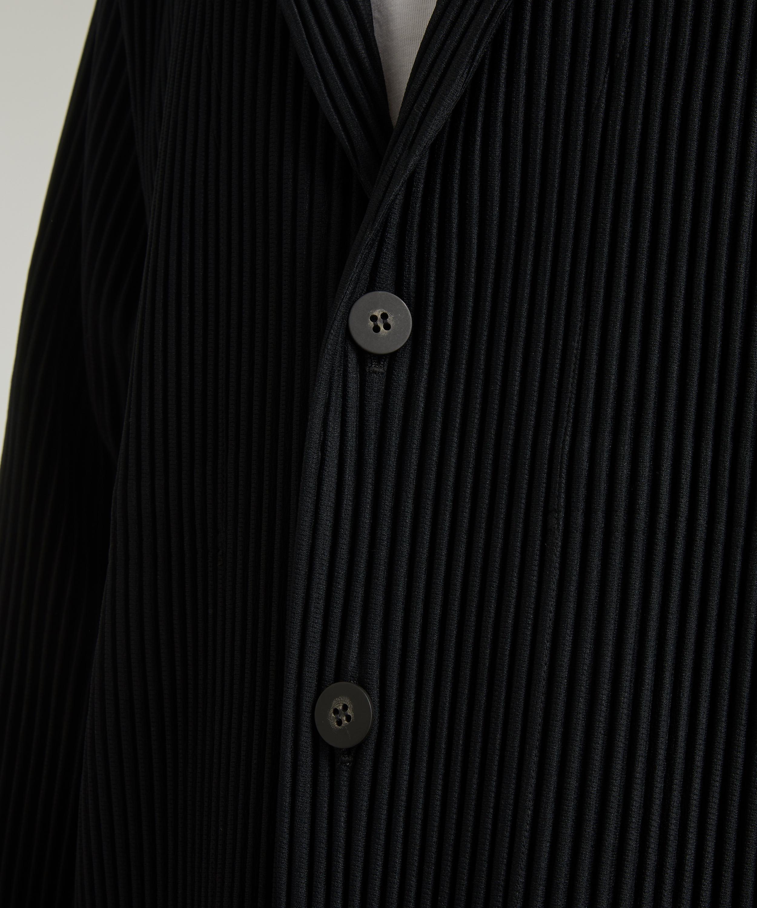 HOMME PLISSÉ ISSEY MIYAKE - Core Pleated Long Blazer image number 3