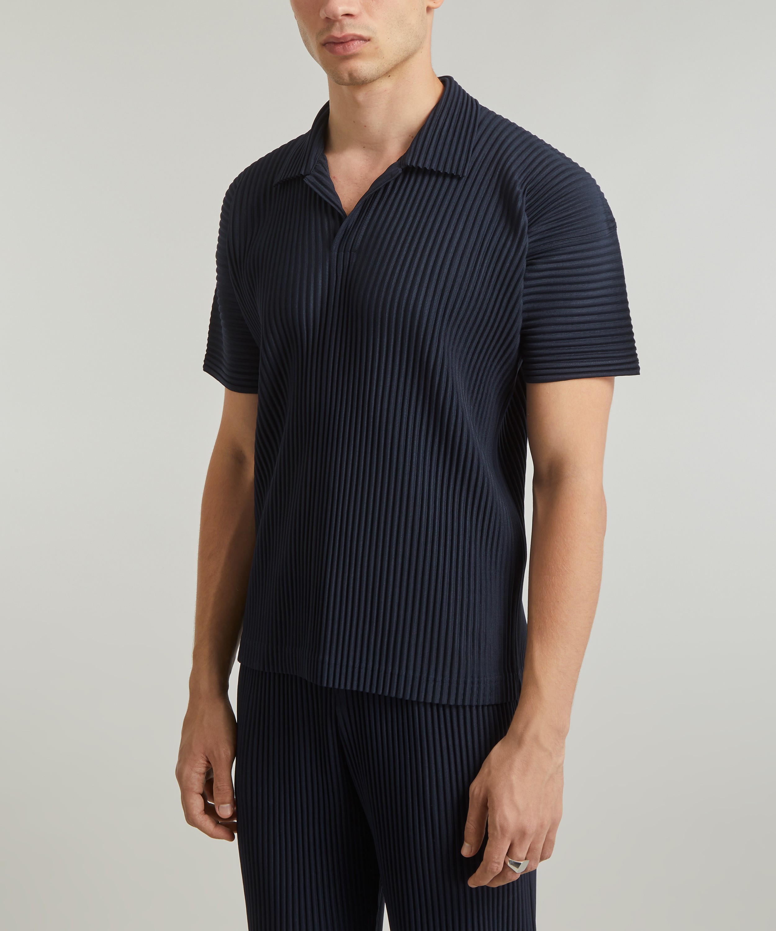 HOMME PLISSÉ ISSEY MIYAKE Core Pleated Polo Shirt | Liberty