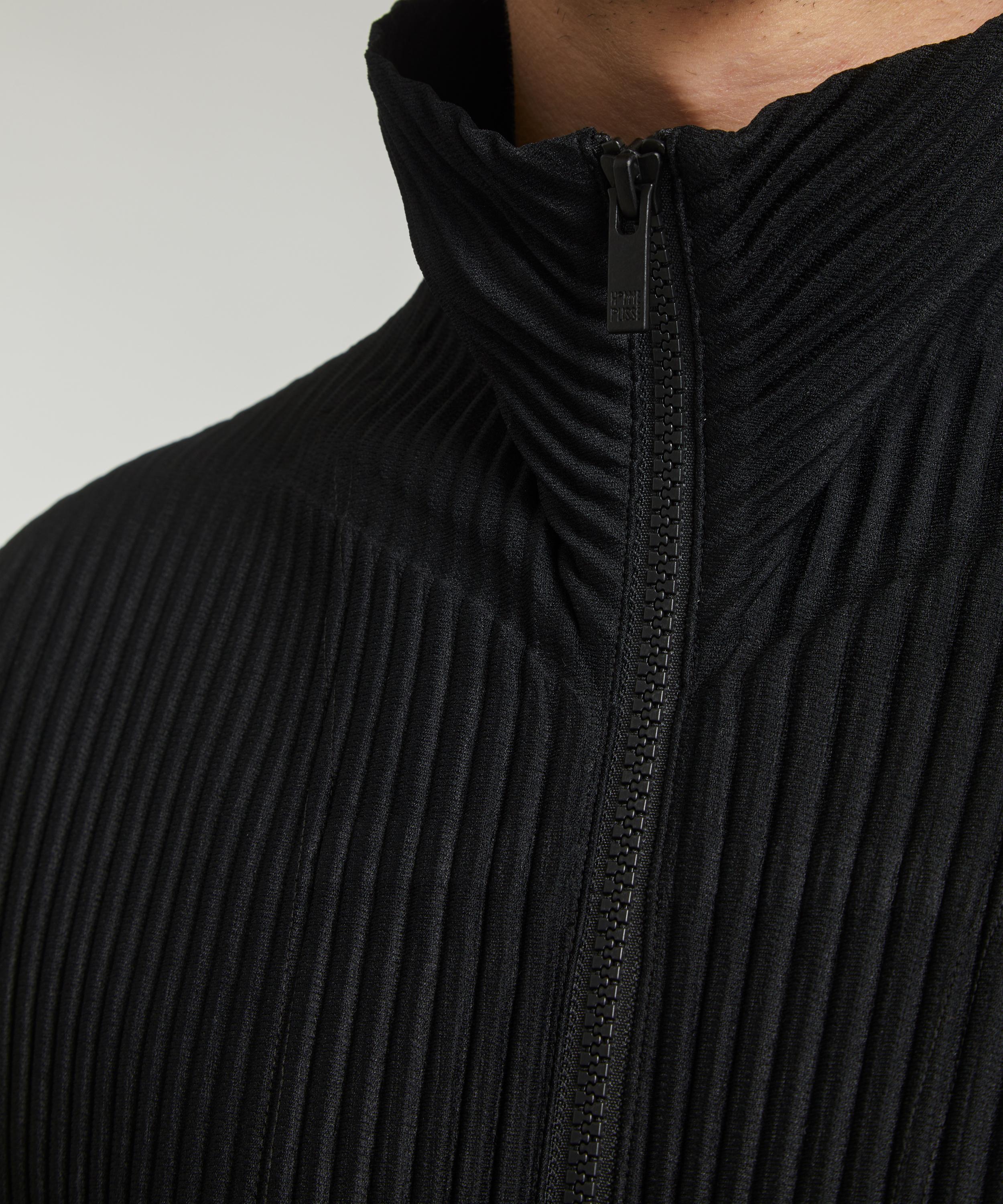 HOMME PLISSÉ ISSEY MIYAKE - Core Pleated Zip-Front Jacket image number 4