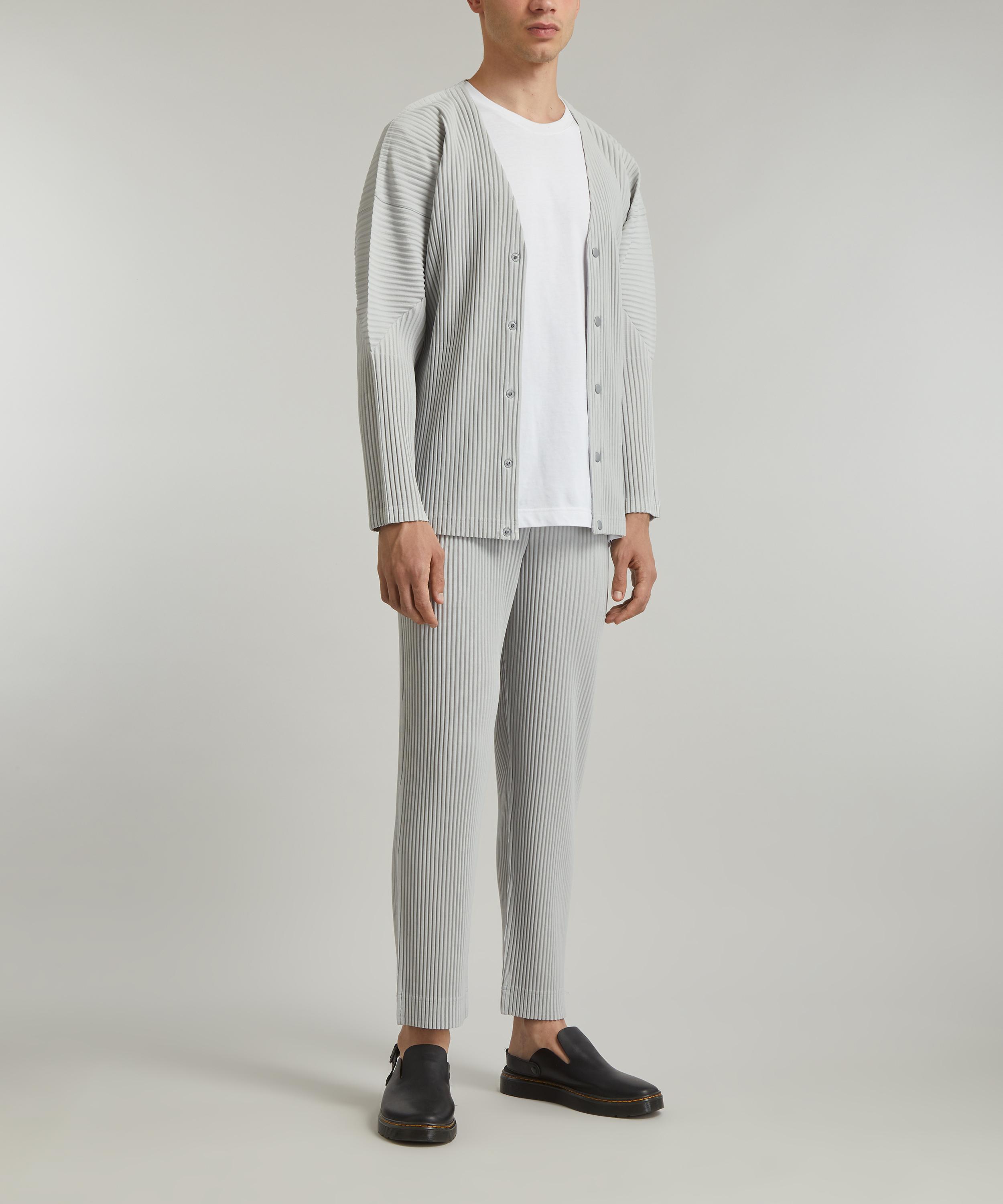 HOMME PLISSÉ ISSEY MIYAKE Core Pleated V-Neck Cardigan | Liberty HOMME PLISSÉ ISSEY MIYAKE Core Pleated V-Neck Cardigan | Liberty