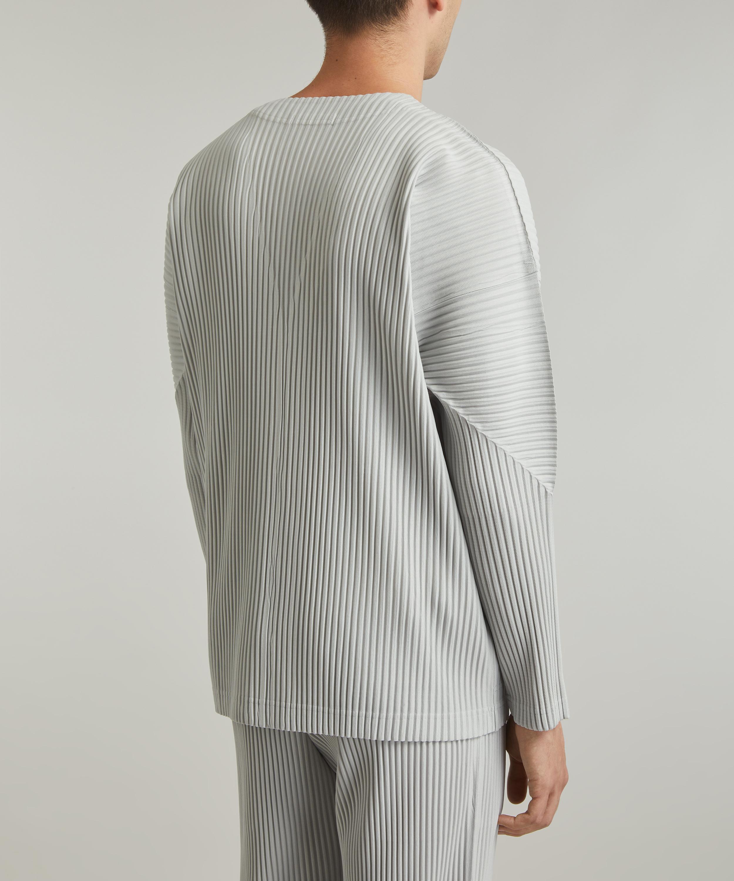 HOMME PLISSÉ ISSEY MIYAKE Core Pleated V-Neck Cardigan | Liberty HOMME PLISSÉ ISSEY MIYAKE Core Pleated V-Neck Cardigan | Liberty