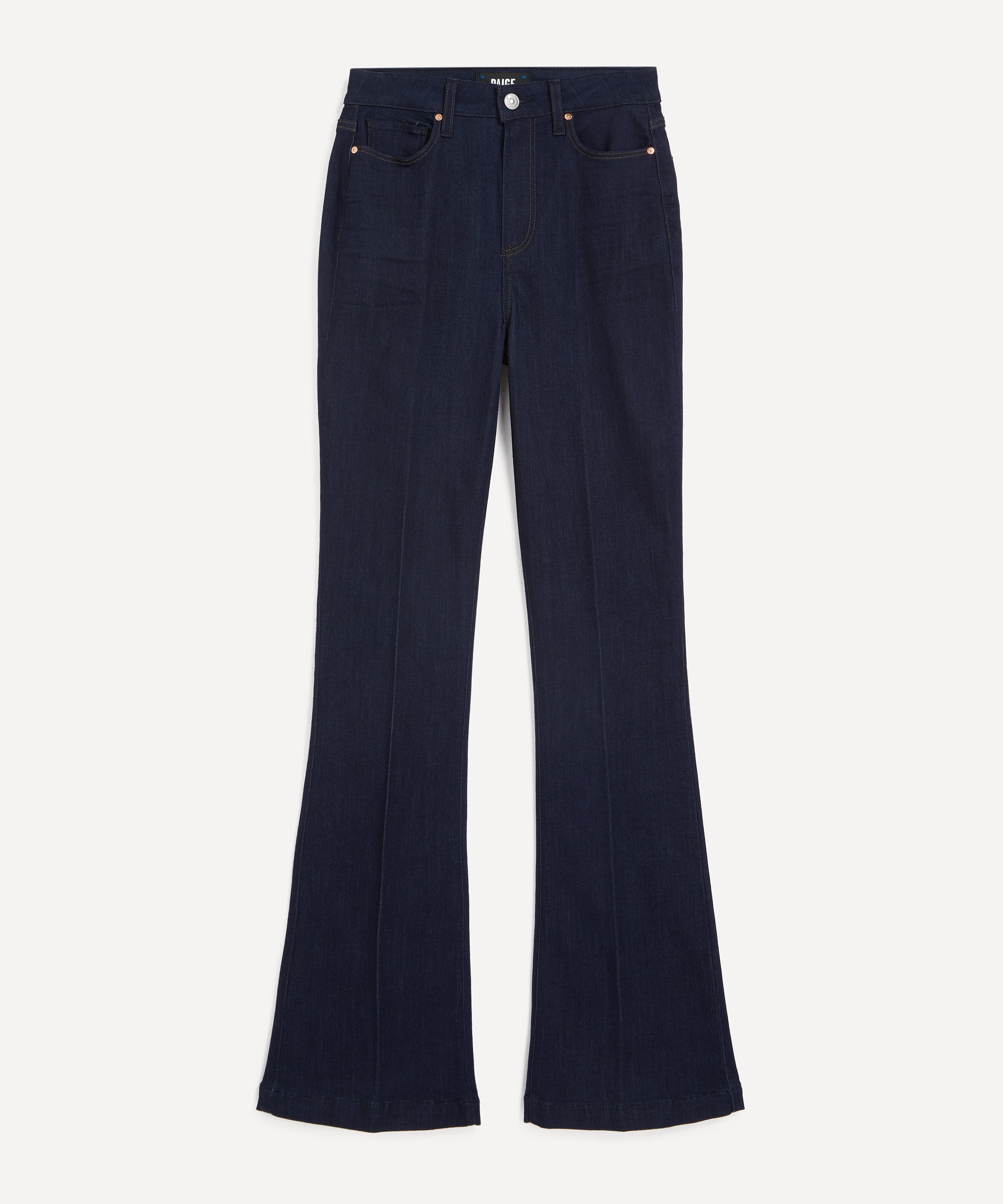 EX-J BELL BOTTOM Pants Vintage 90 Woman Flare Leg Dark Blue Denim