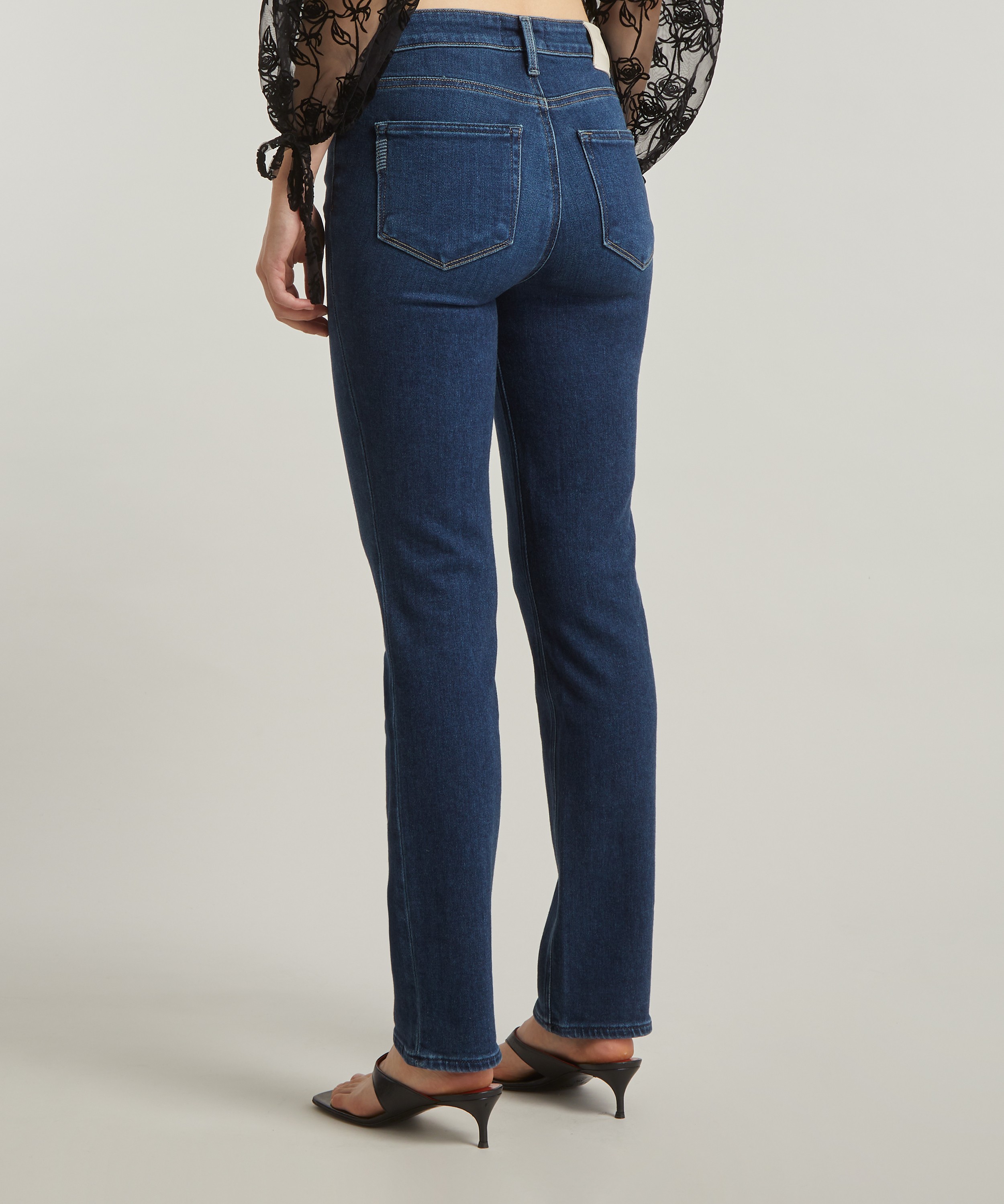 Paige - Cindy High-Rise Straight Leg Sketchbook Jeans image number 3