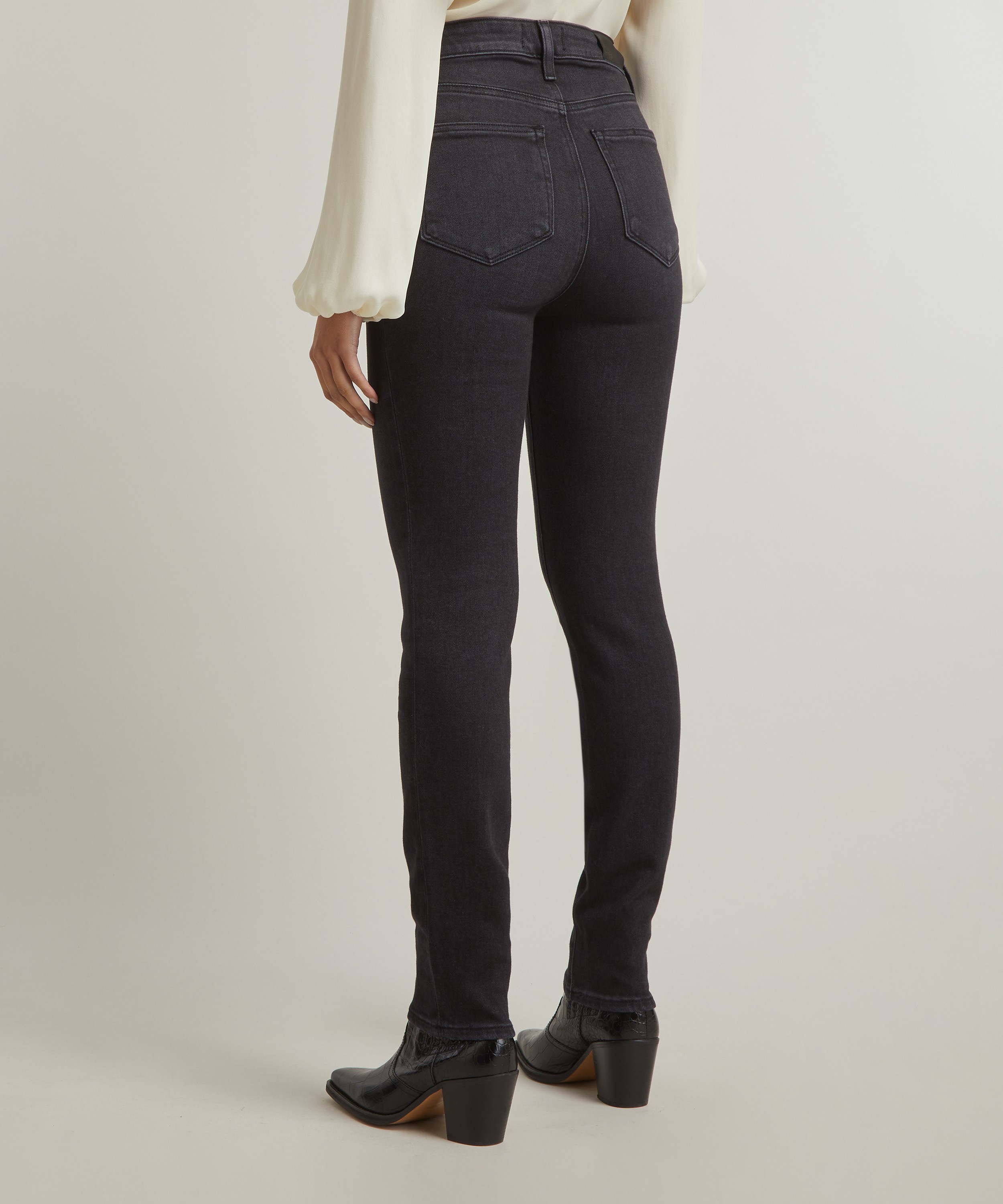 PAIGE Gemma Slim Leg Jeans Col: Black Lotus, Size: 27 in Blue