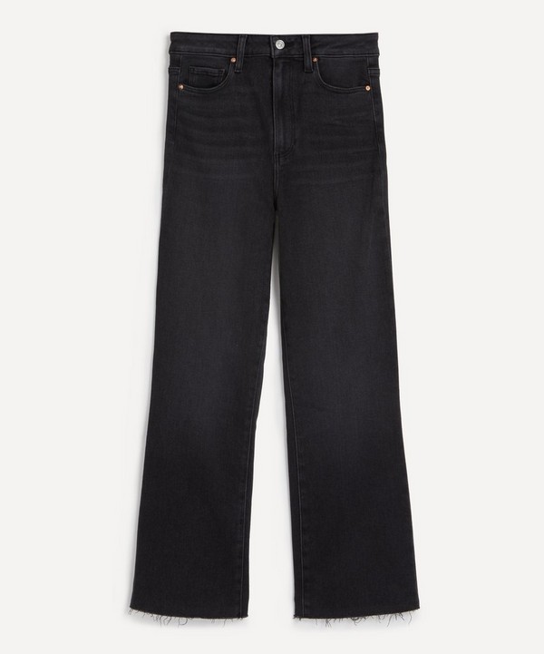 Paige - Claudine High-Rise Raw Hem Jeans image number null