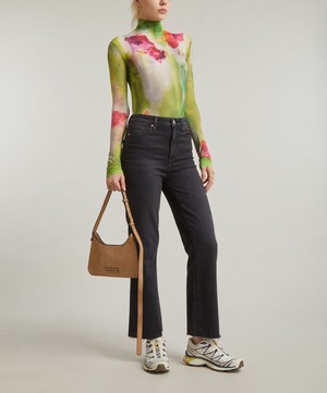 Paige - Claudine High-Rise Raw Hem Jeans image number 1