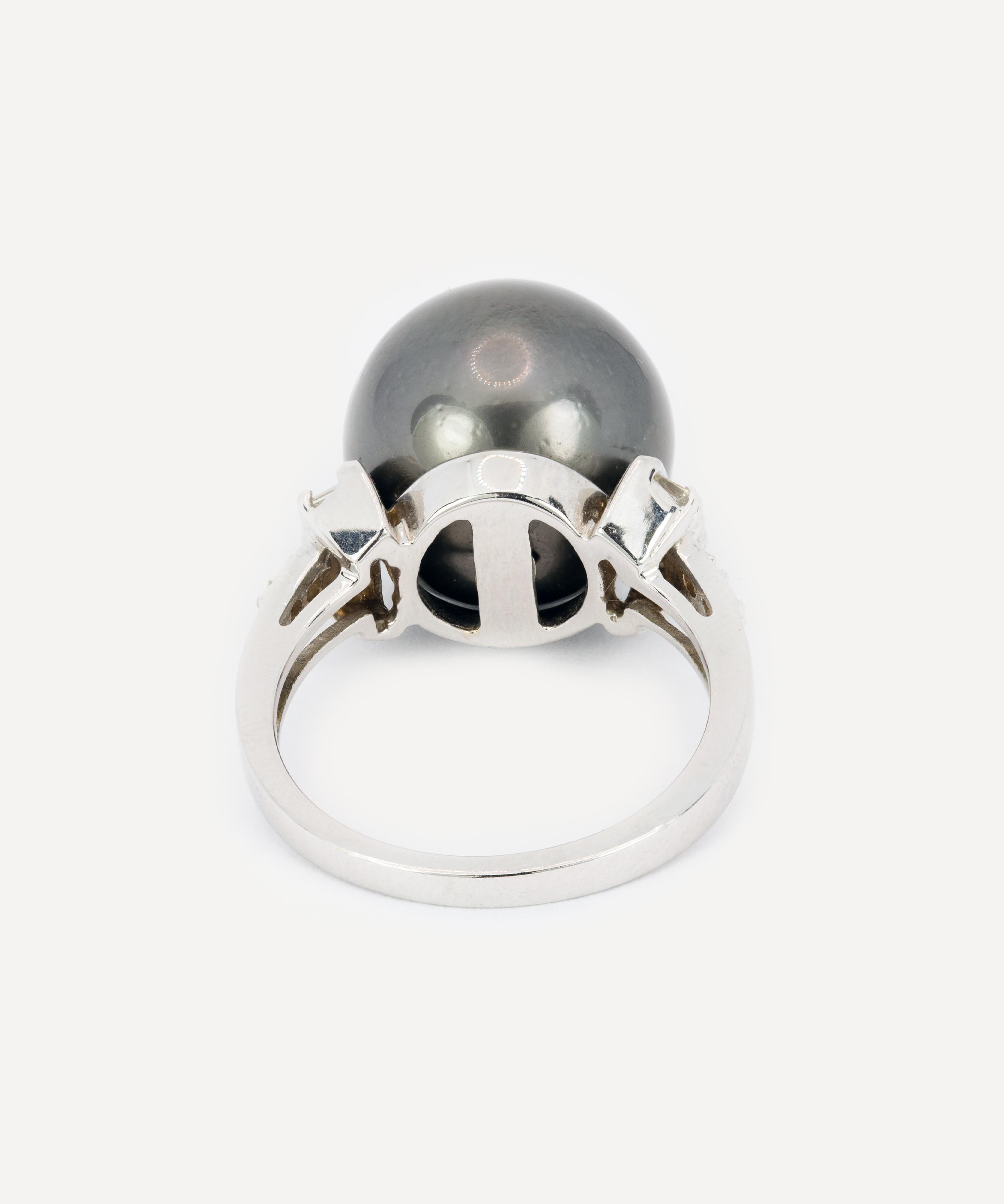 Kojis - 14ct White Gold Tahitian Pearl Ring image number 3